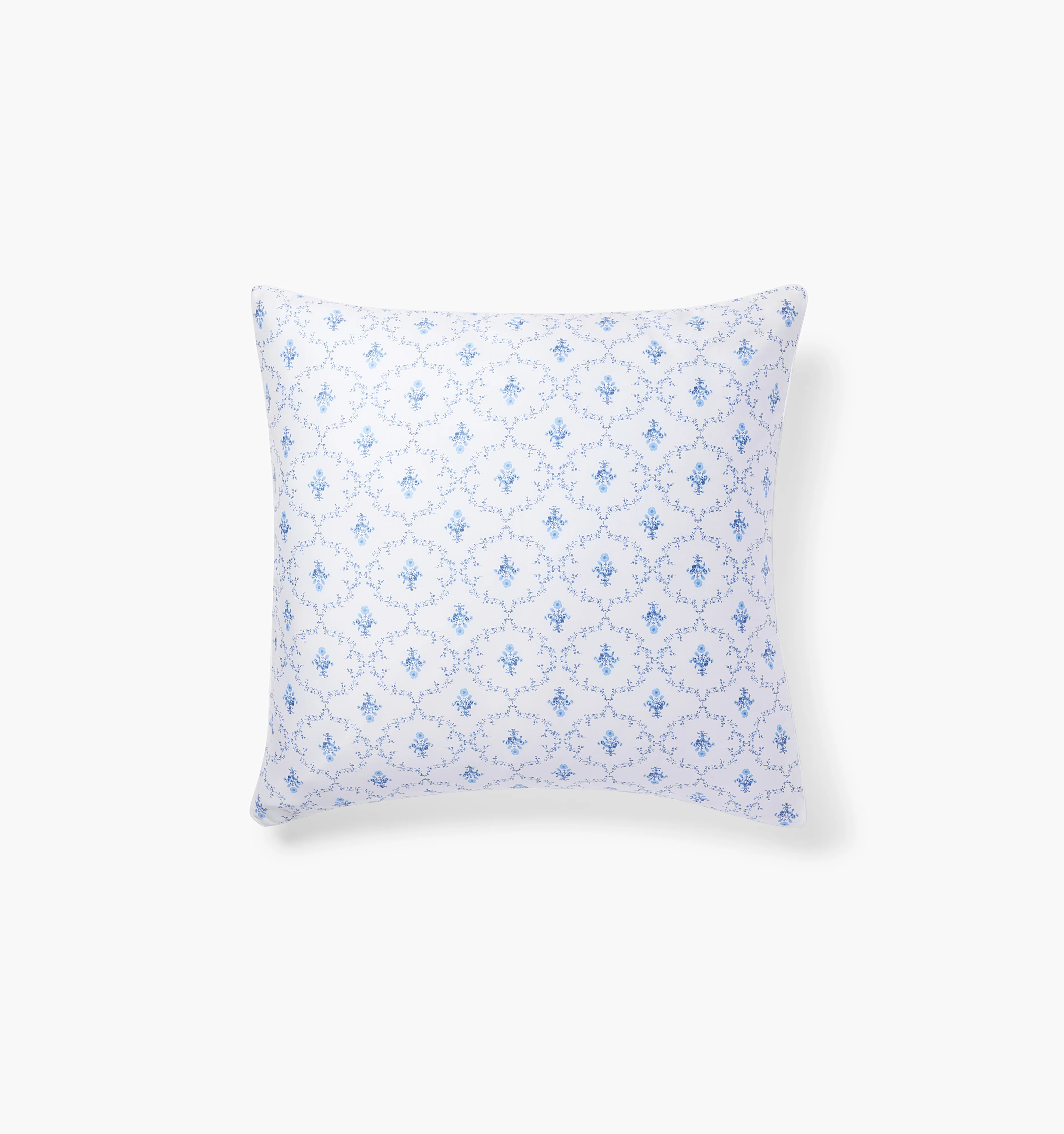 The Euro Sham - Blue Trellis - Image 3