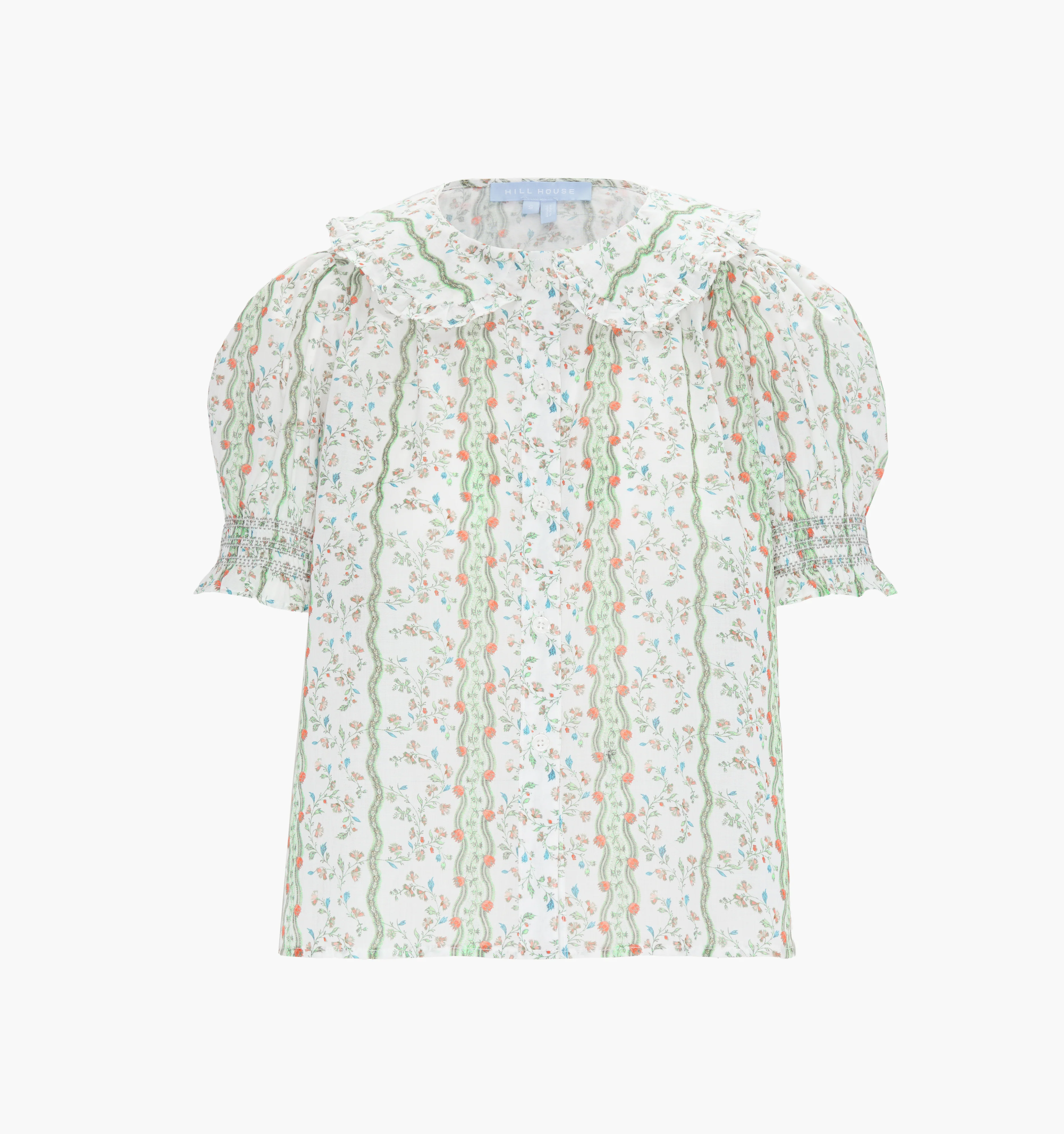 The Adelaide Top -  Green Provence Floral - Image 7