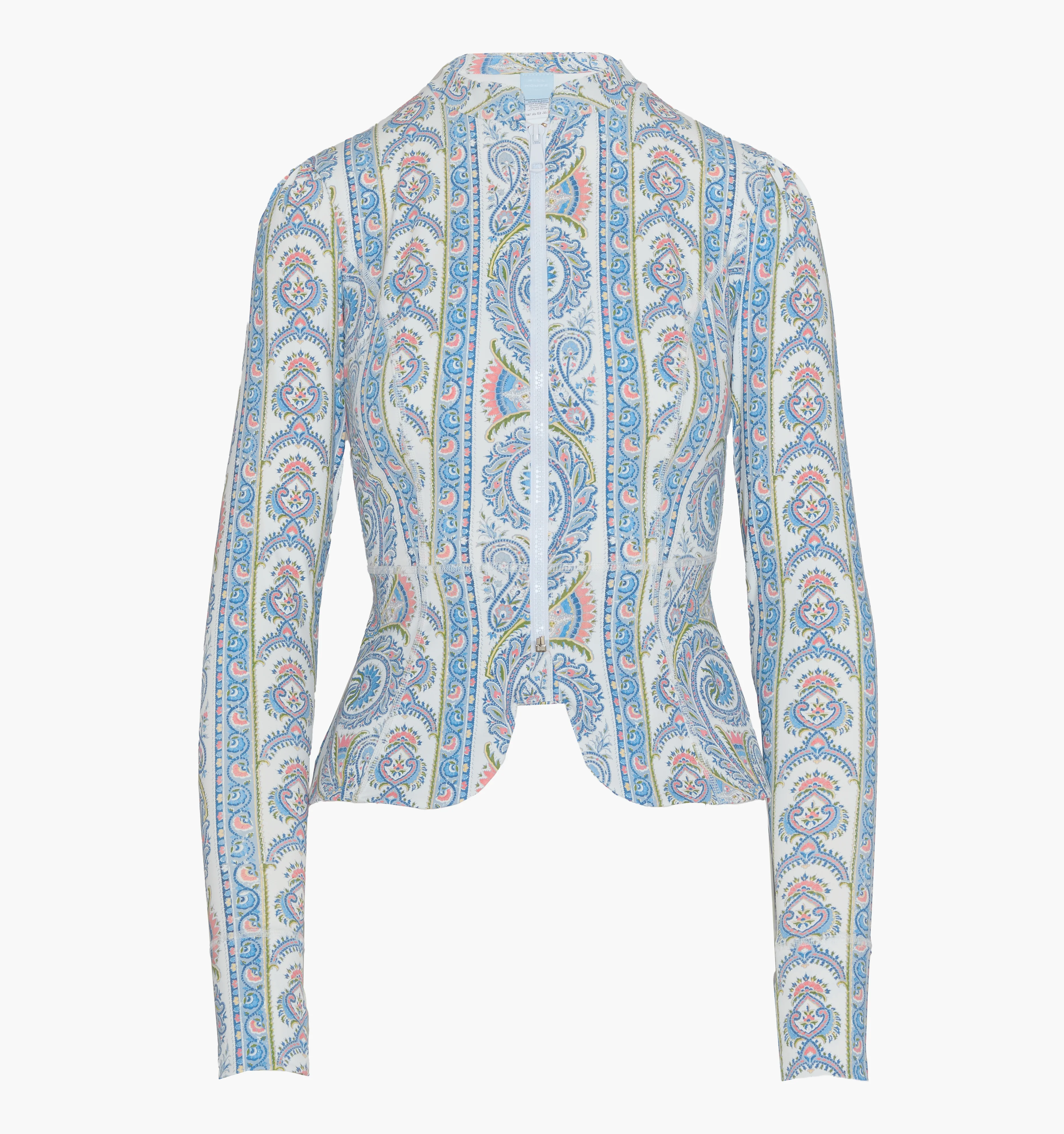 The Alexia Rashguard - Blue Corsica Paisley - Image 5