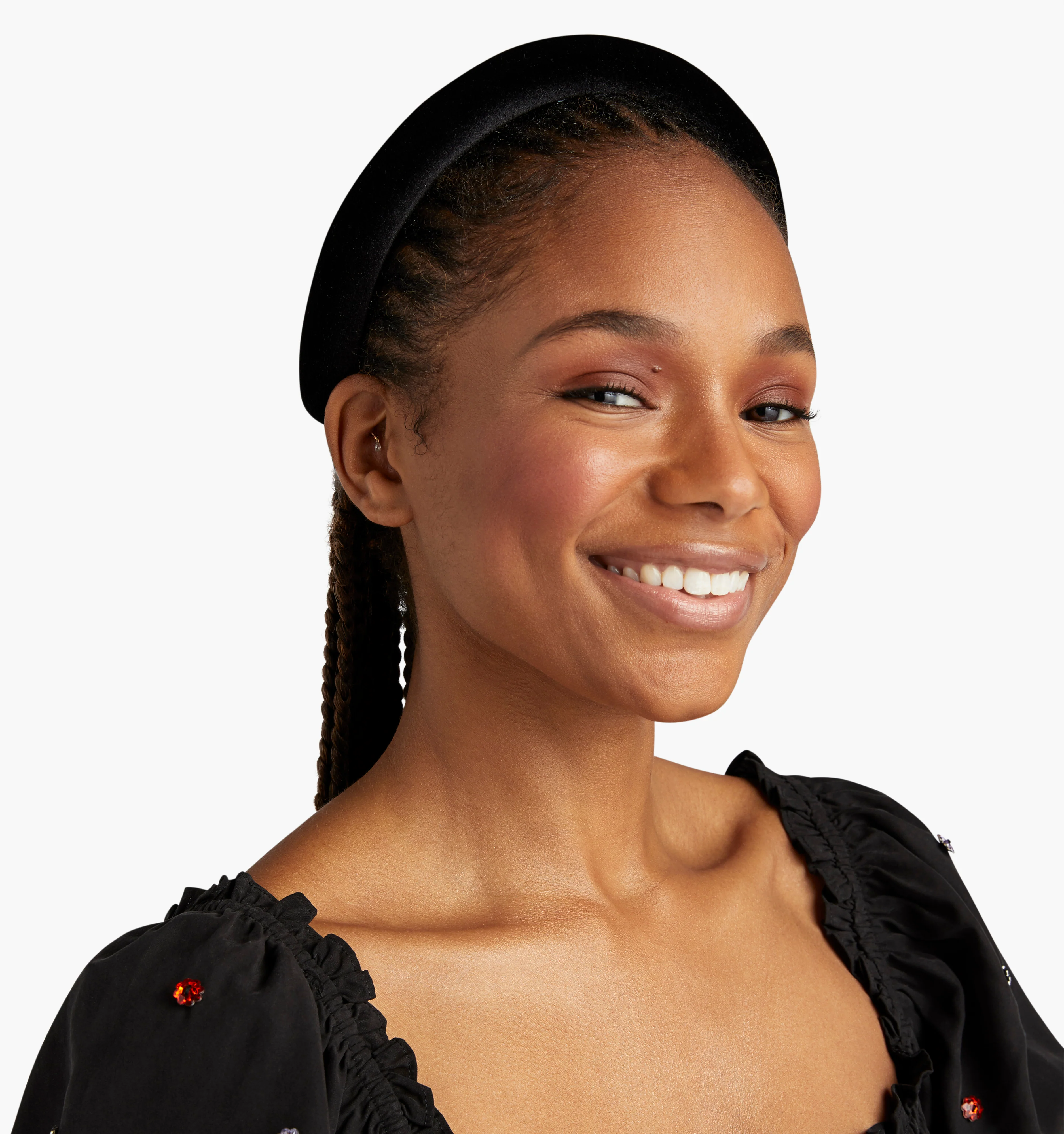 The Alice Headband - Black Velvet - Image 5