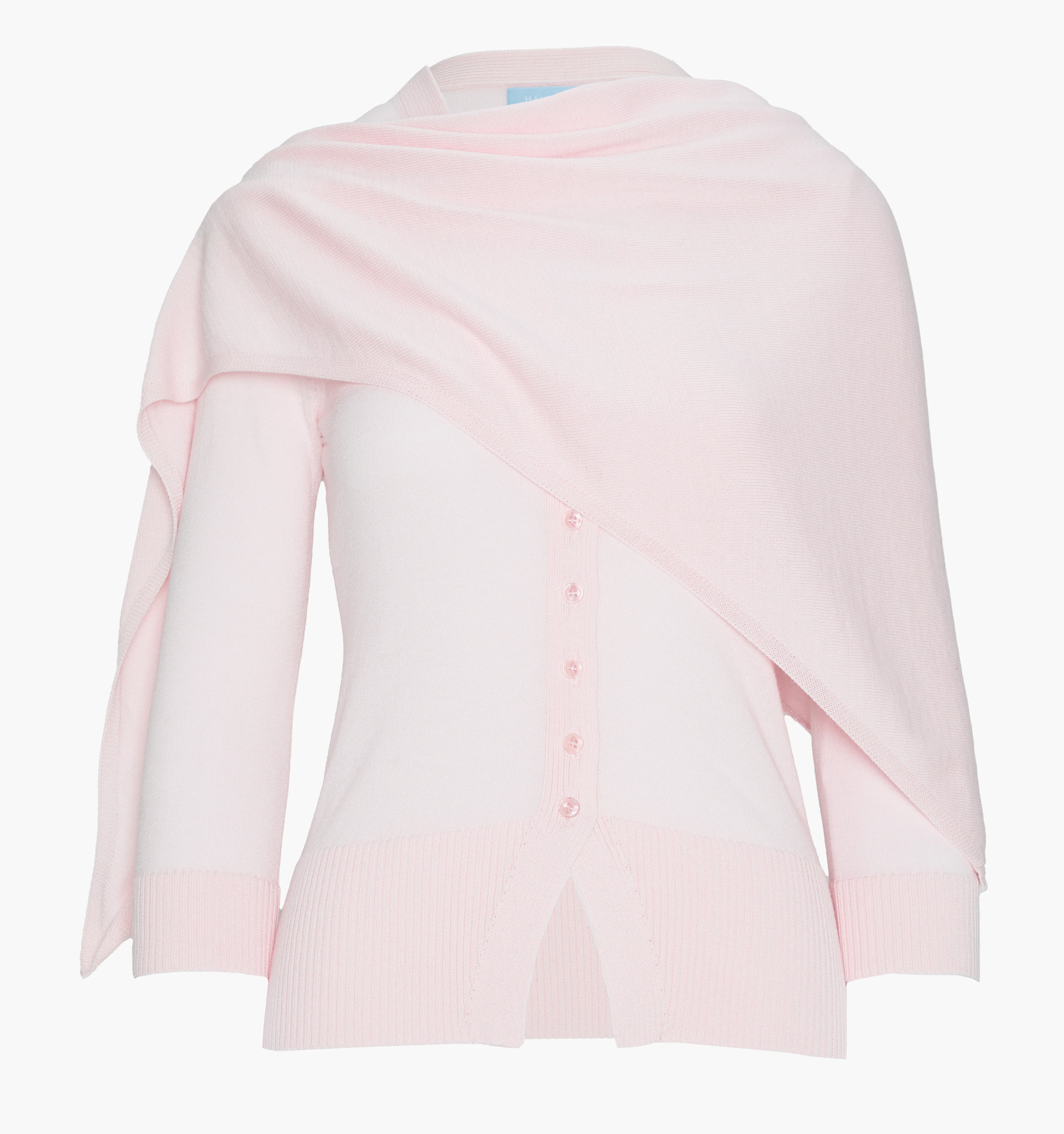 The Amal Cardigan - Soft Pink - Image 6