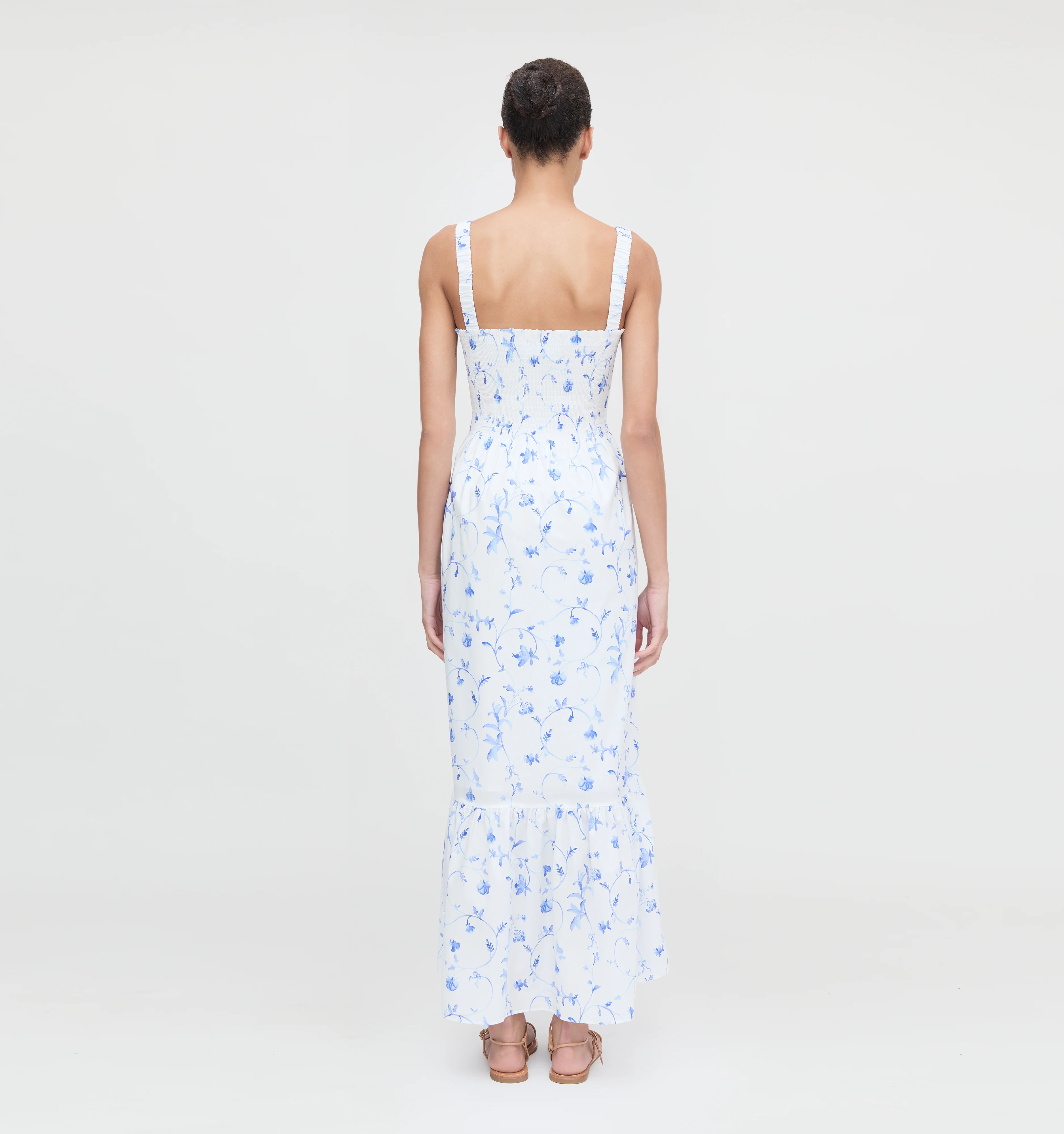 The Anjuli Nap Dress - Blue Botanical - Image 4