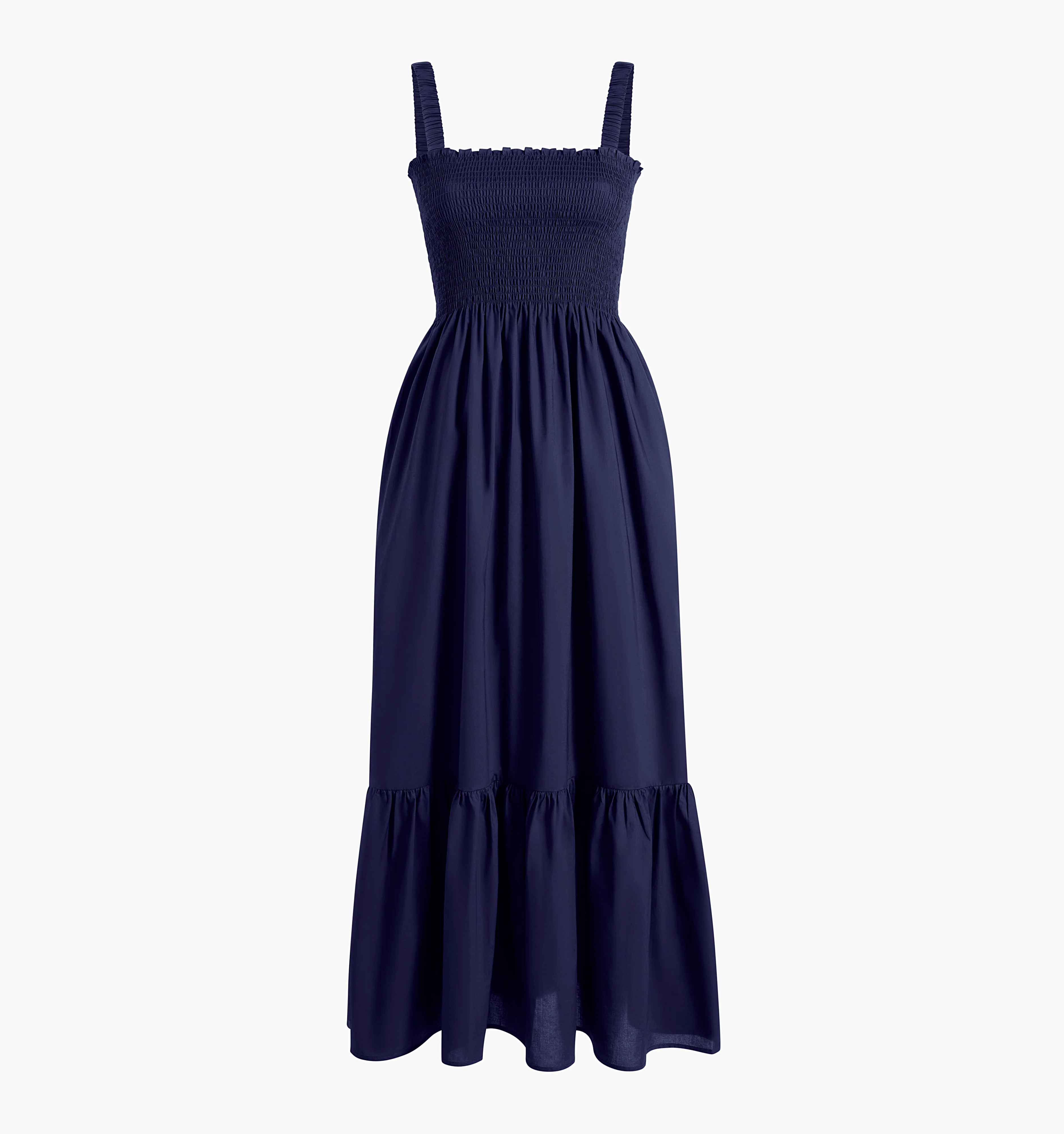 The Anjuli Nap Dress - Navy Cotton - Image 5