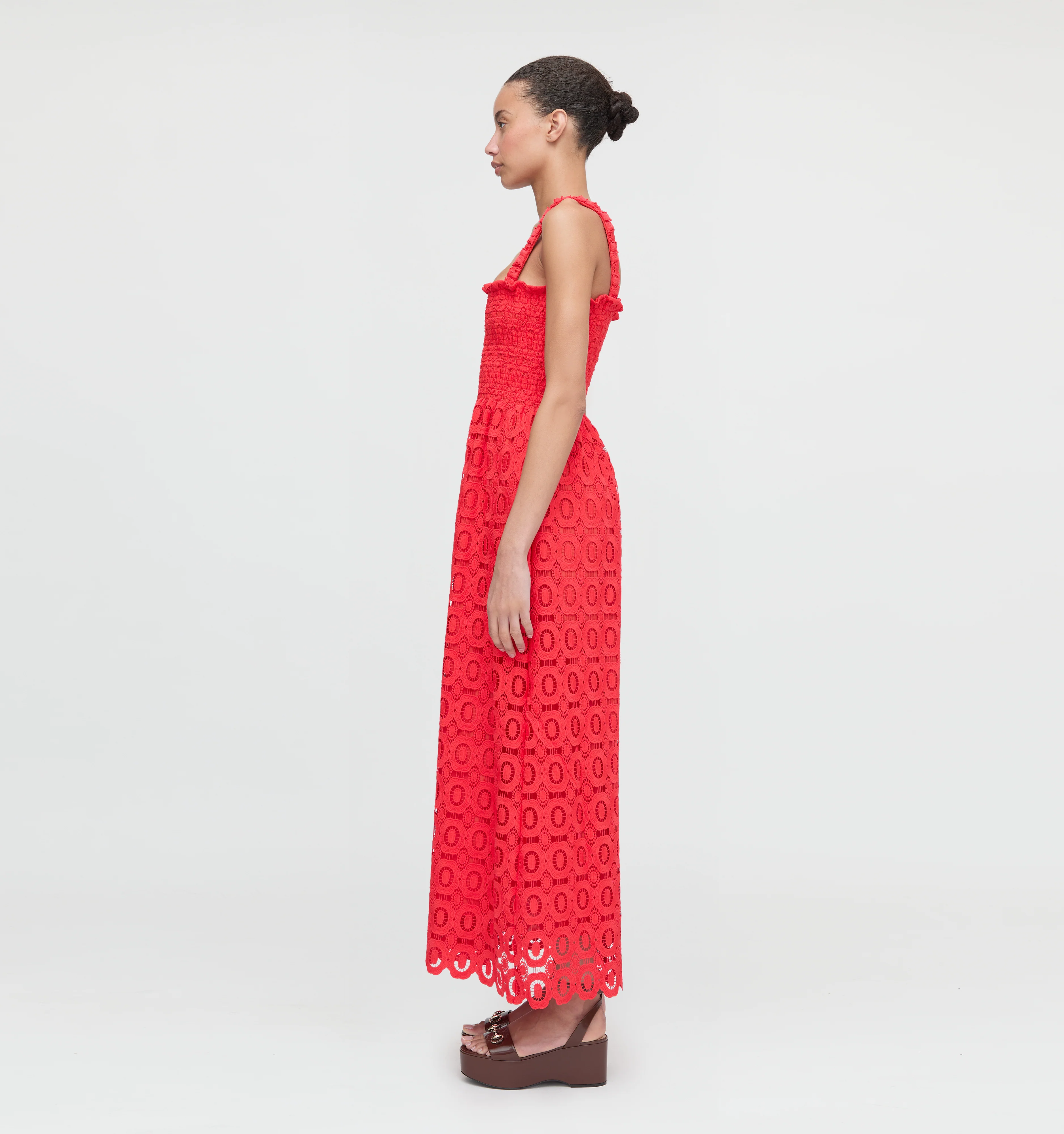 The Anjuli Nap Dress - Poppy Lace - Image 3