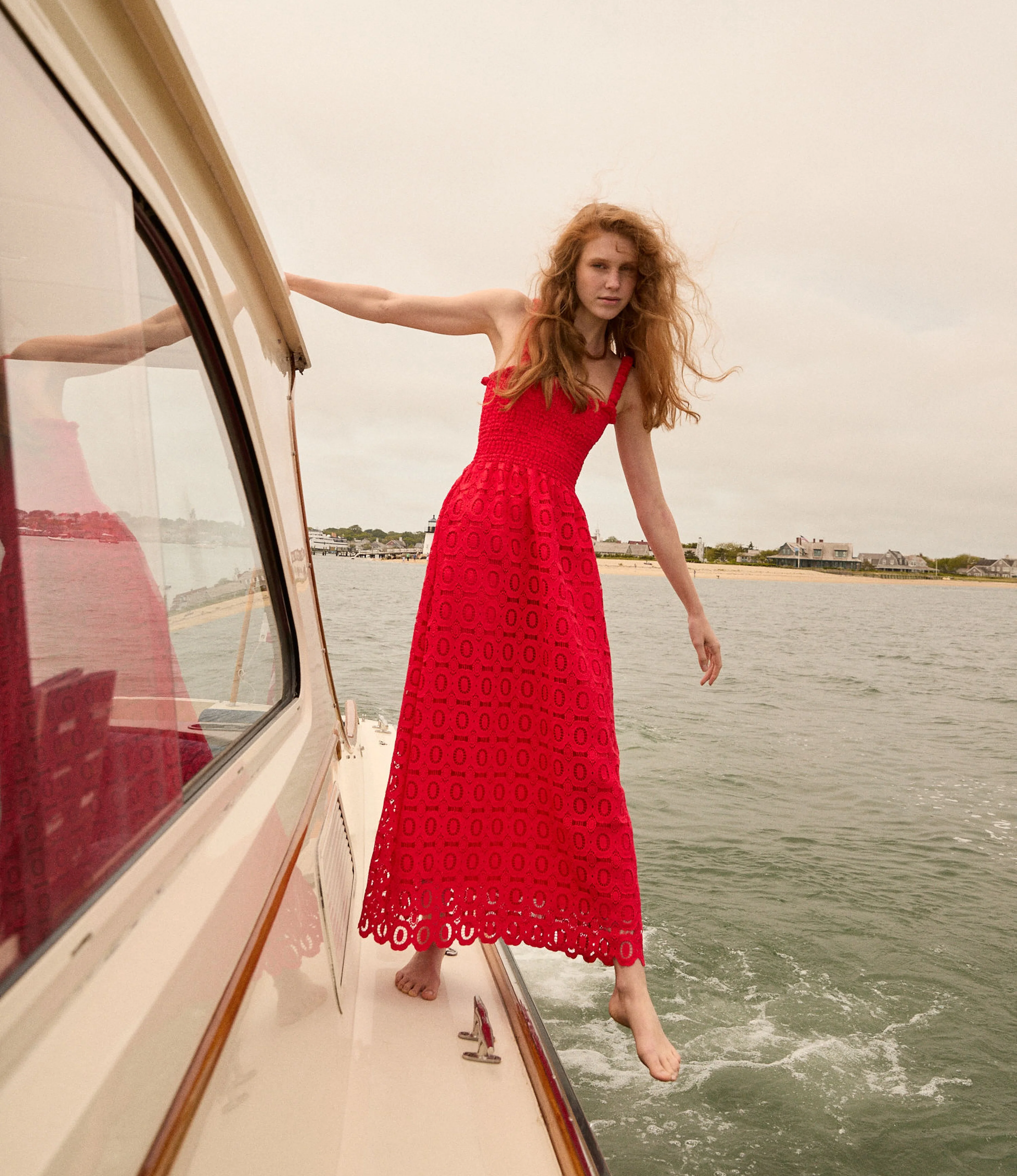 The Anjuli Nap Dress - Poppy Lace - Image 5
