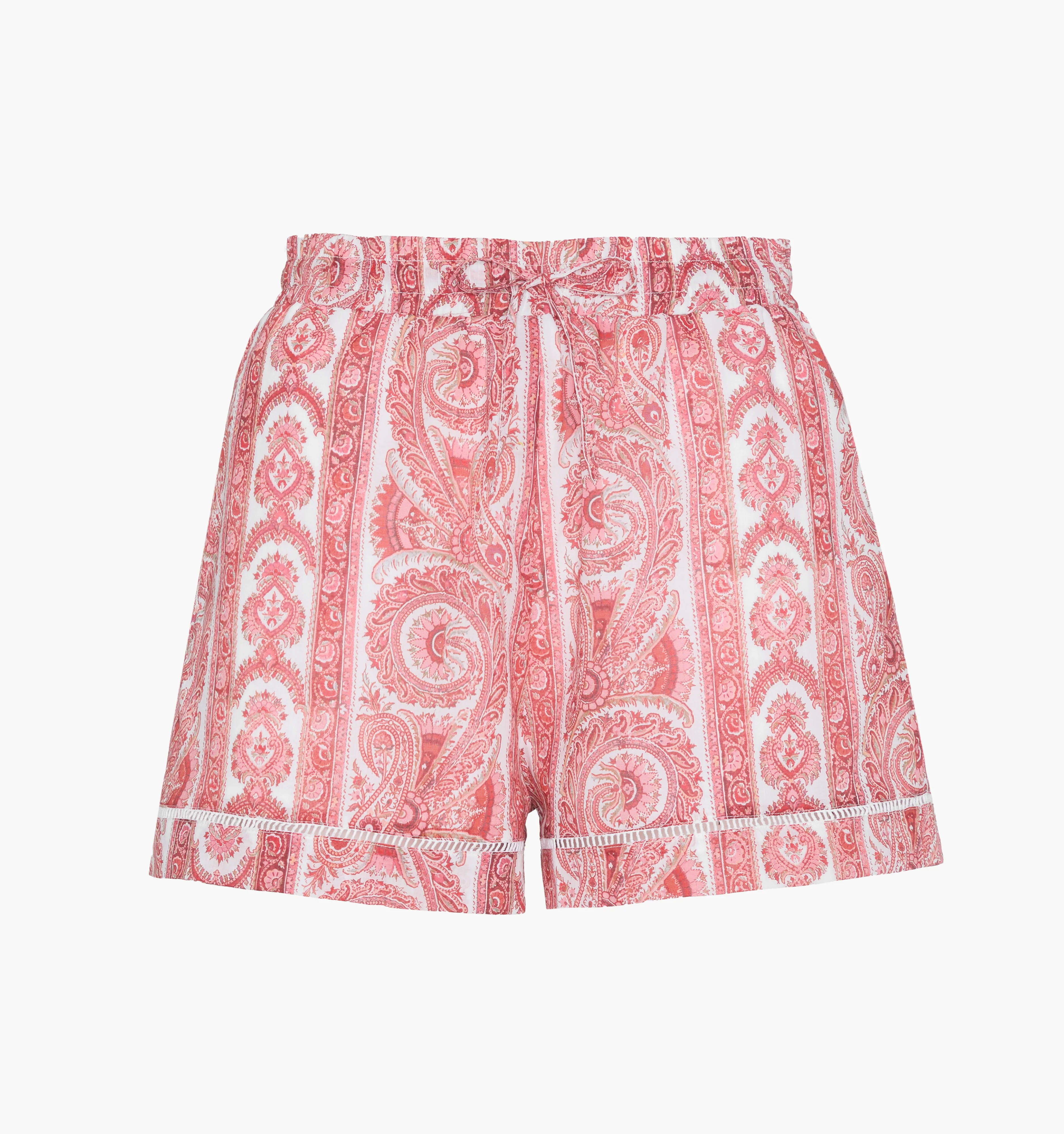 The Audrey Short - Coral Corsica Paisley - Image 4