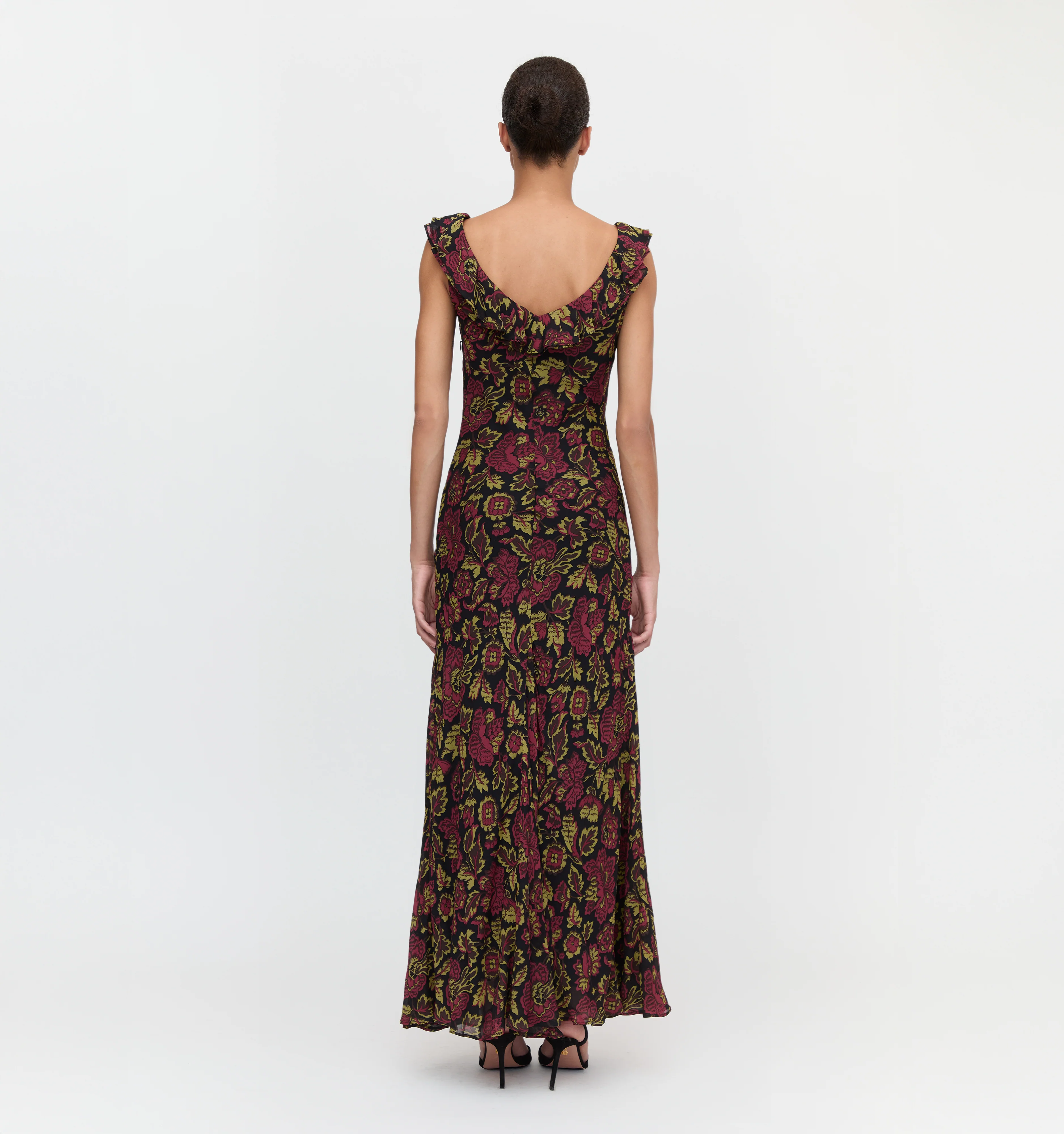 The Augustina Dress - Black Palampore Floral - Image 5