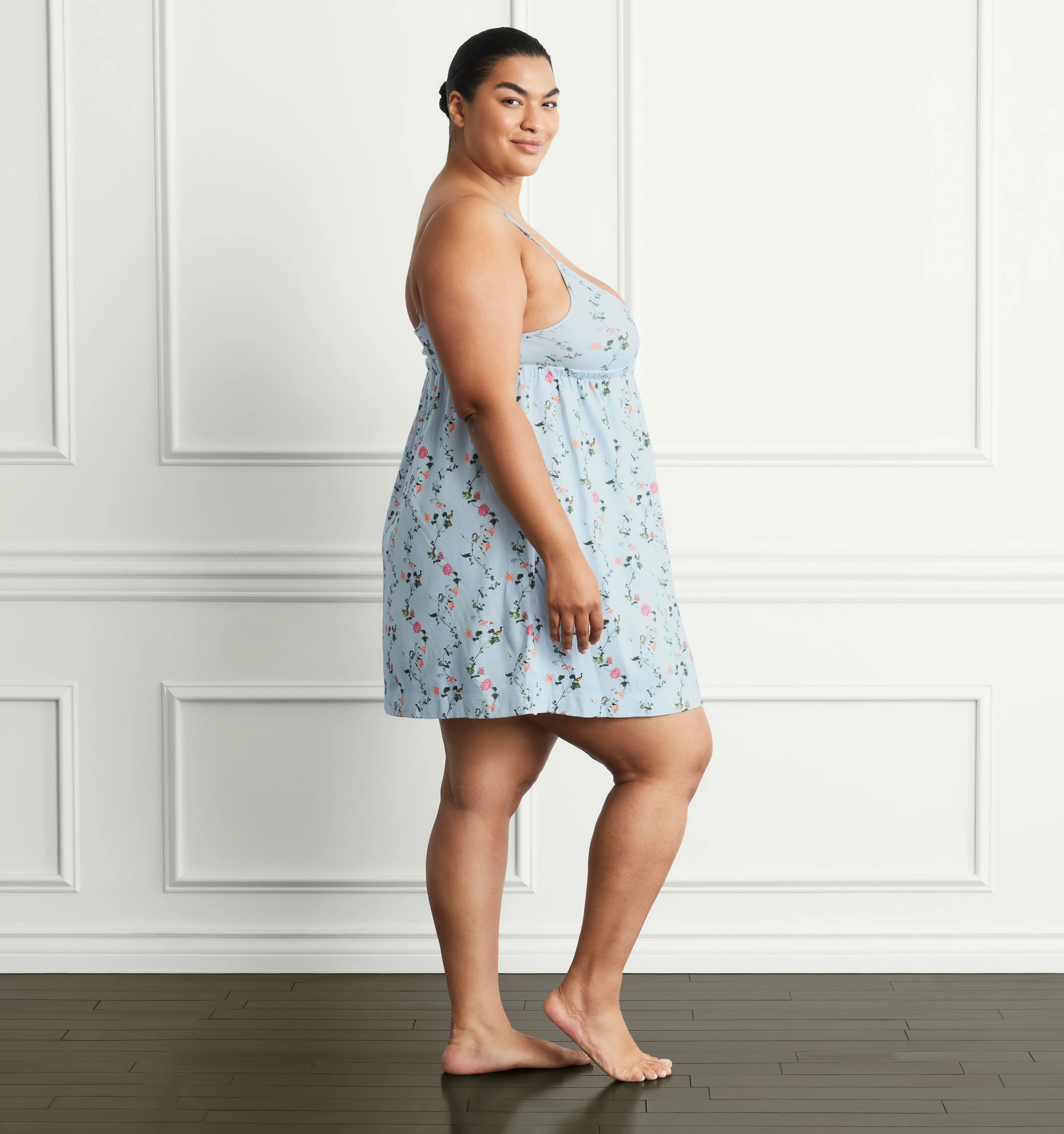 The Aurora Sleep Dress - Pond Floral - Image 6