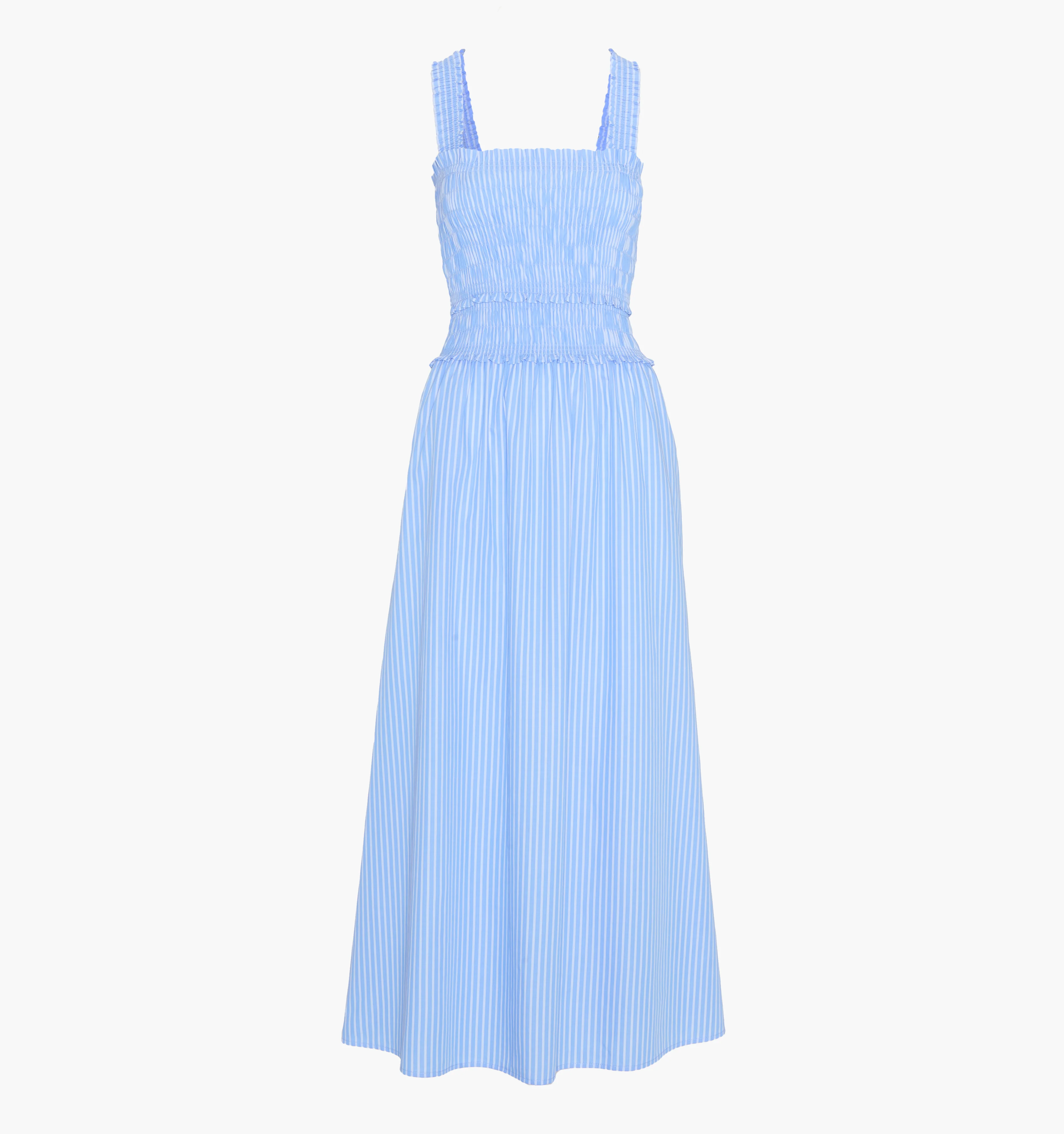 The Azalea Maxi Nap Dress - Blue Stripe - Image 4