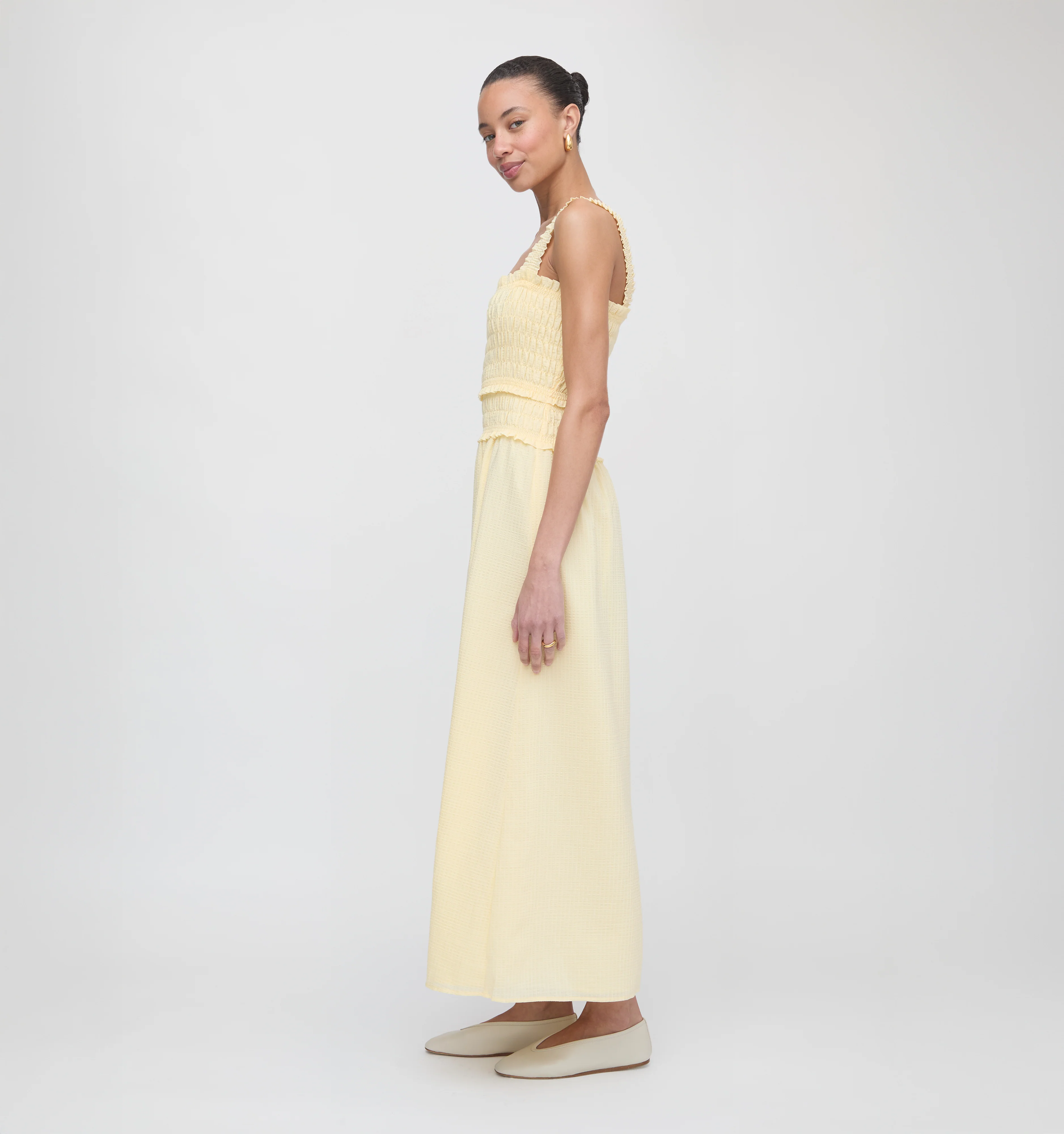 The Azalea Maxi Nap Dress - Butter Yellow - Image 3