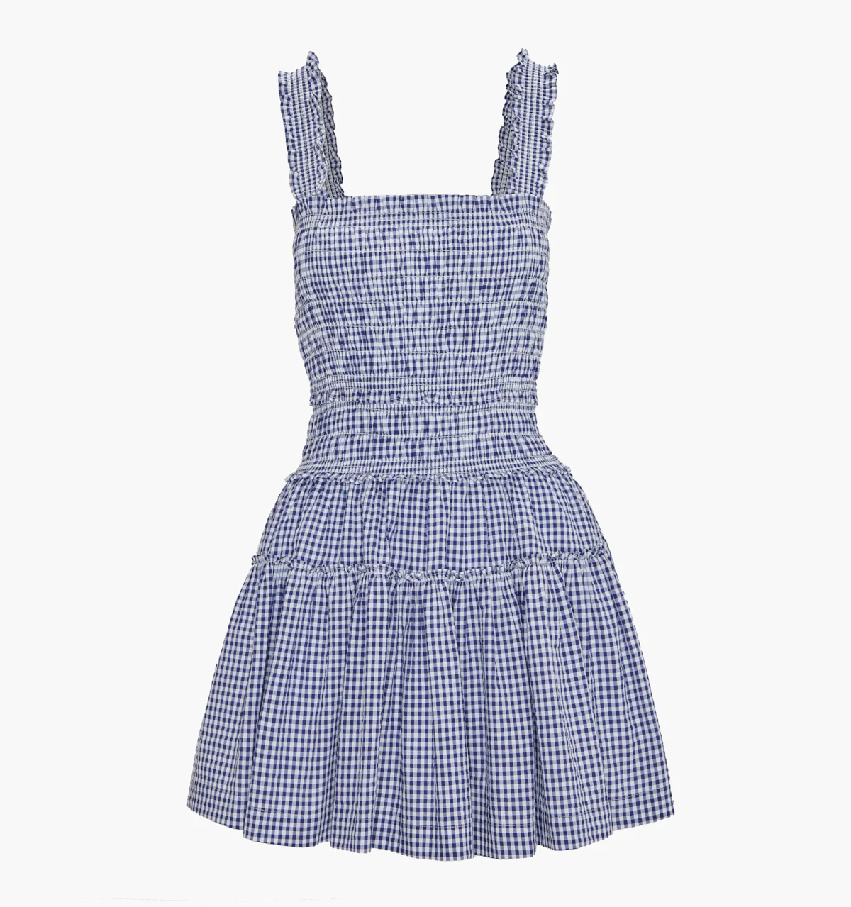 The Azalea Mini Nap Dress - Navy Gingham - Image 9