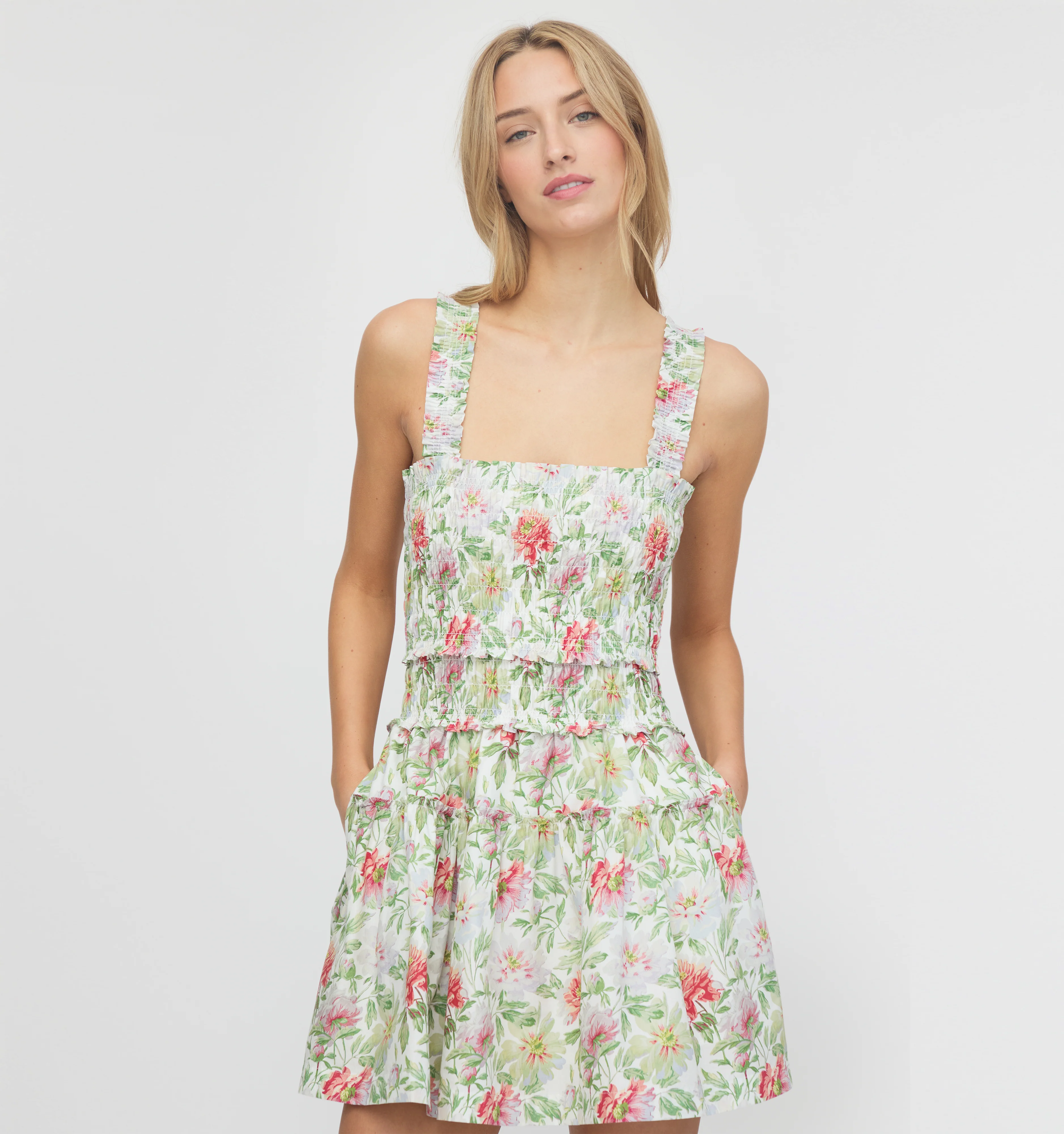The Azalea Mini Nap Dress - Peony Chintz - Image 5