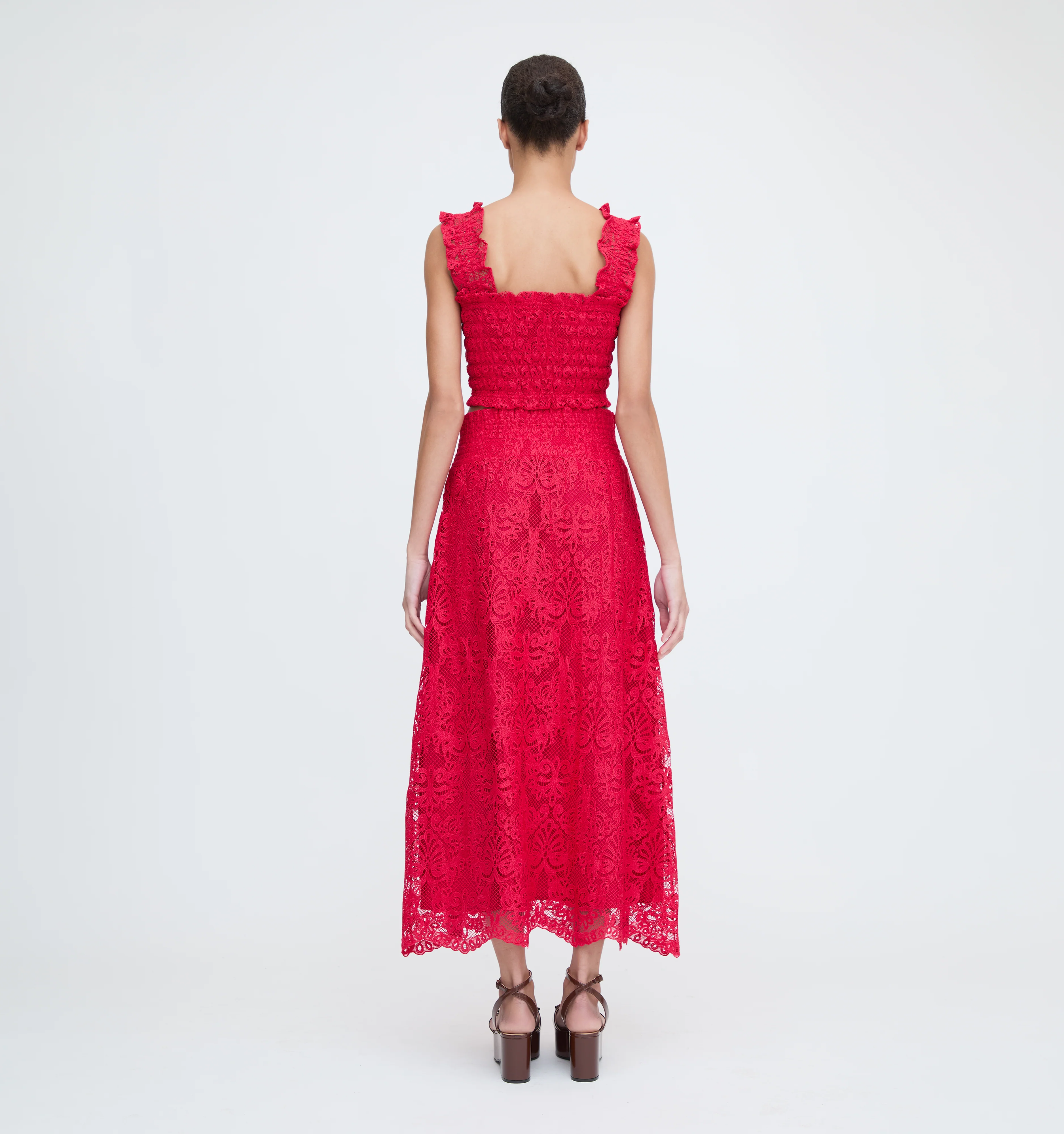 The Azalea Nap Top - Cerise Lace - Image 4