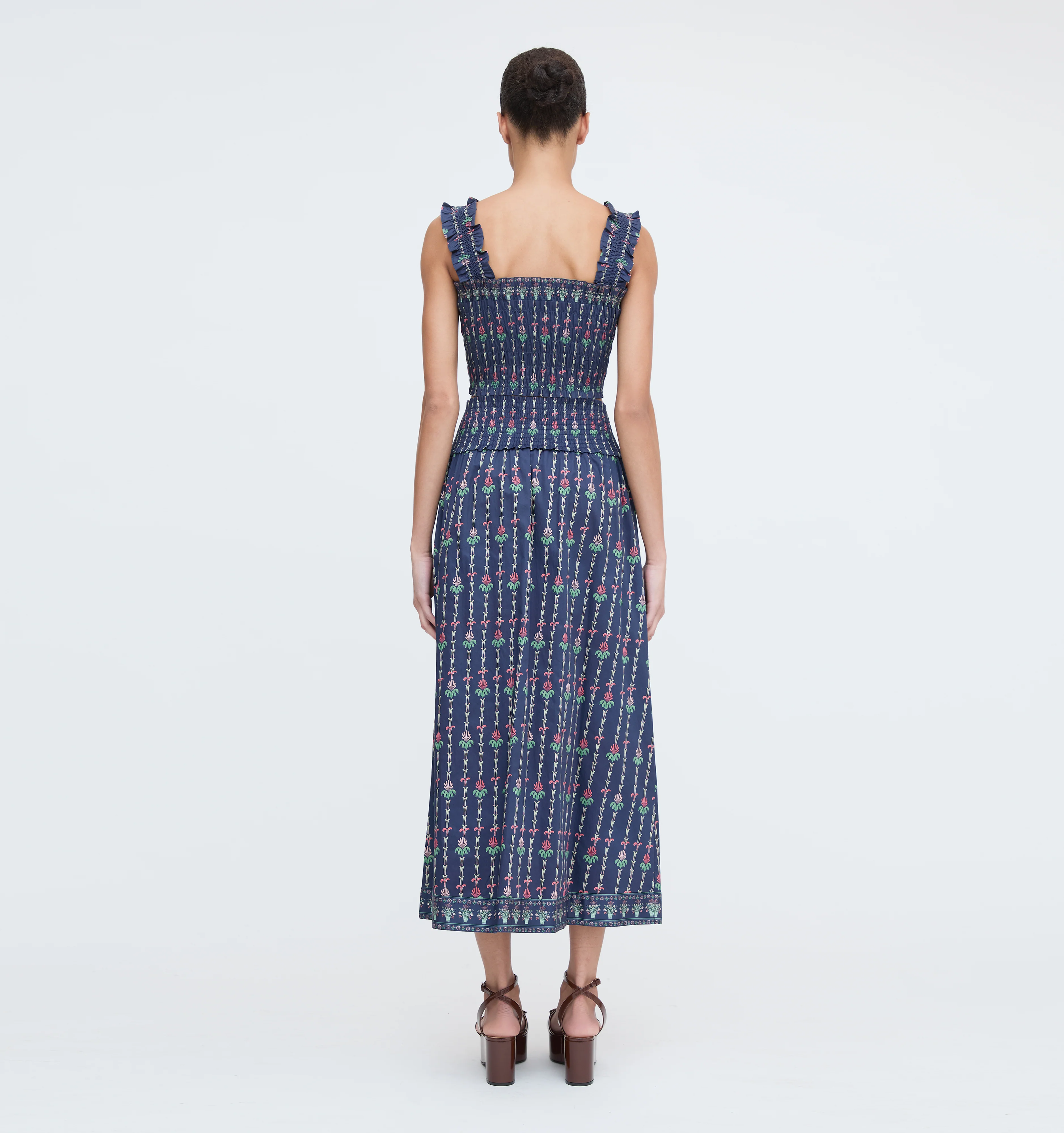 The Azalea Nap Top - Navy Trailing Fern - Image 7