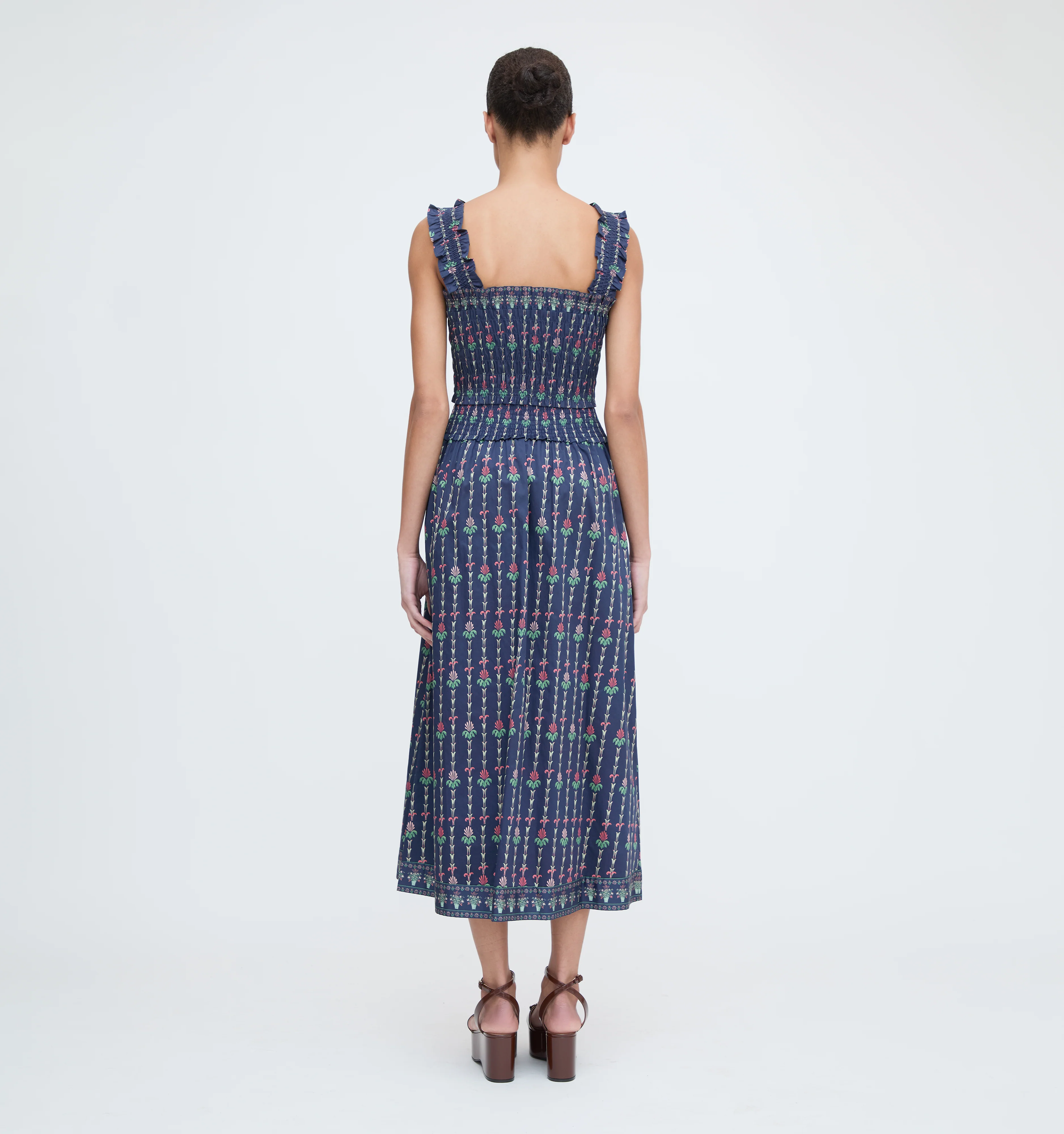The Azalea Nap Top - Navy Trailing Fern - Image 8