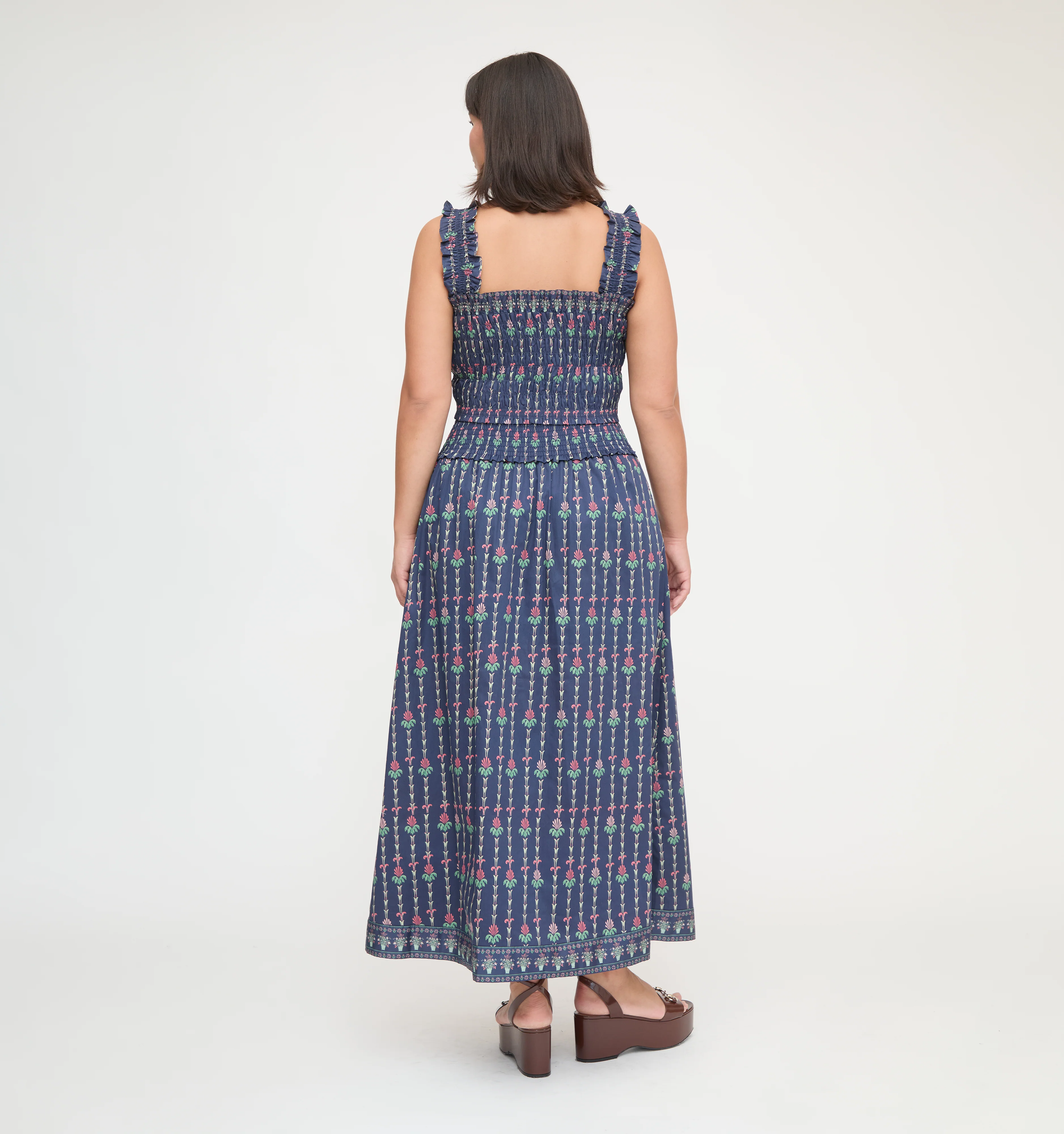 The Azalea Nap Top - Navy Trailing Fern - Image 9