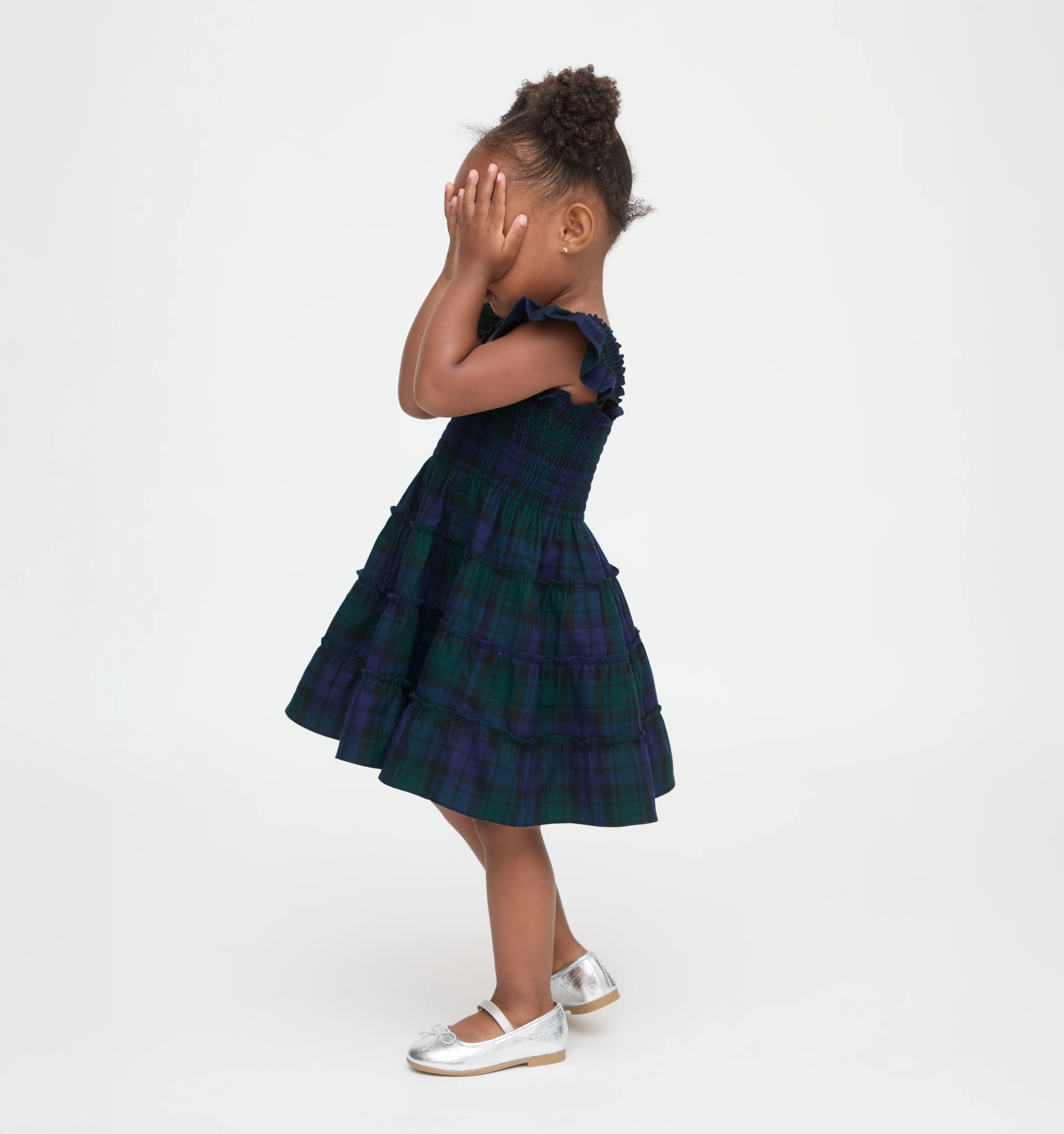 The Tiny Ellie Nap Dress - Blackwatch Tartan - Image 4