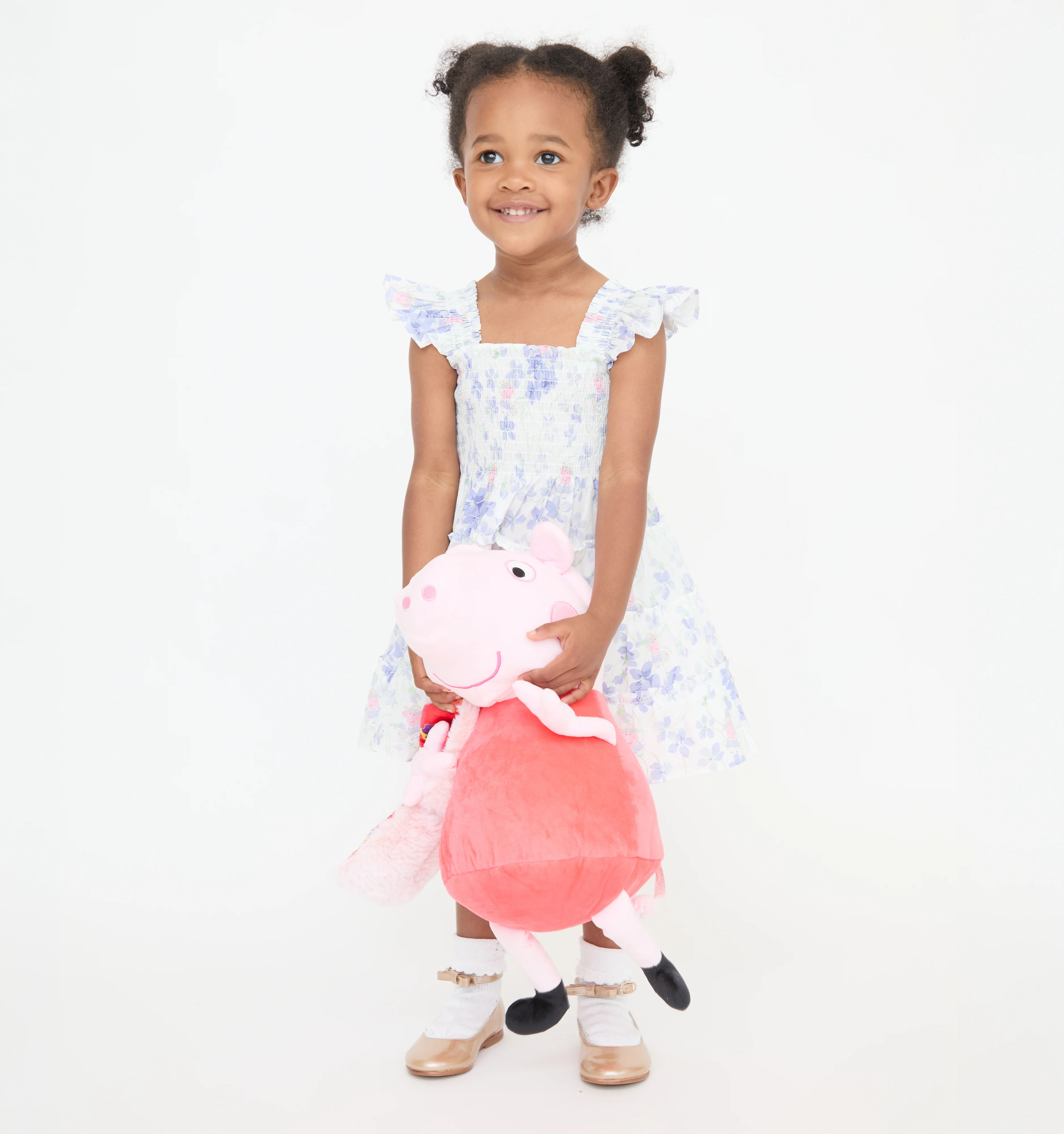 The Peppa Pig Baby Ellie Nap Dress -  Lilac Floral