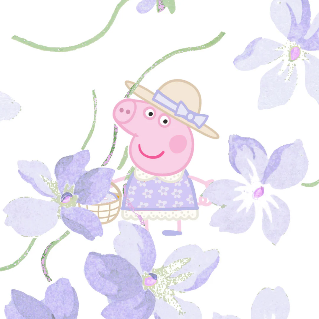 The Peppa Pig Baby Ellie Nap Dress -  Lilac Floral - Image 6