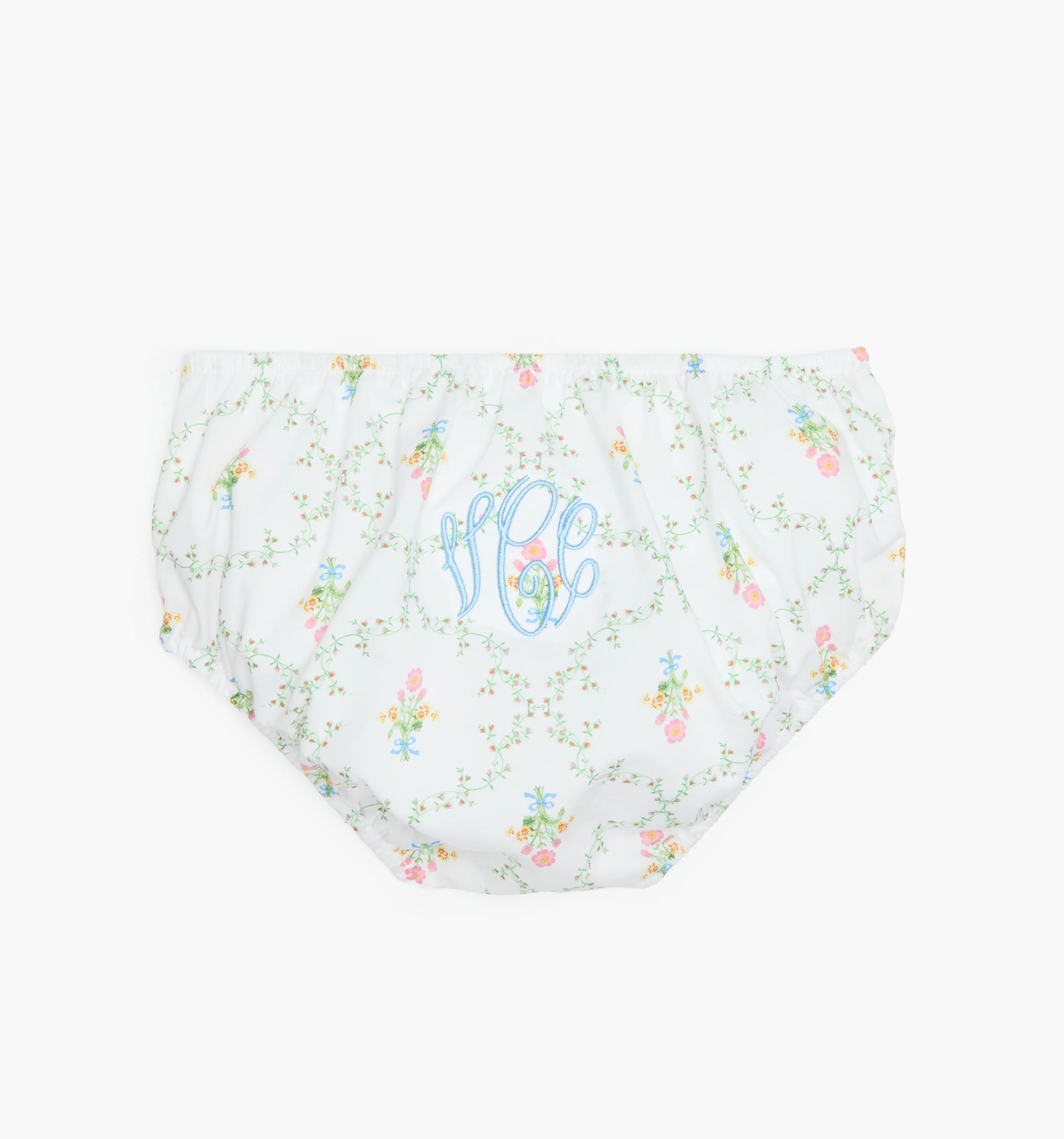 The Baby Ellie Nap Dress - Pastel Trellis - Image 4