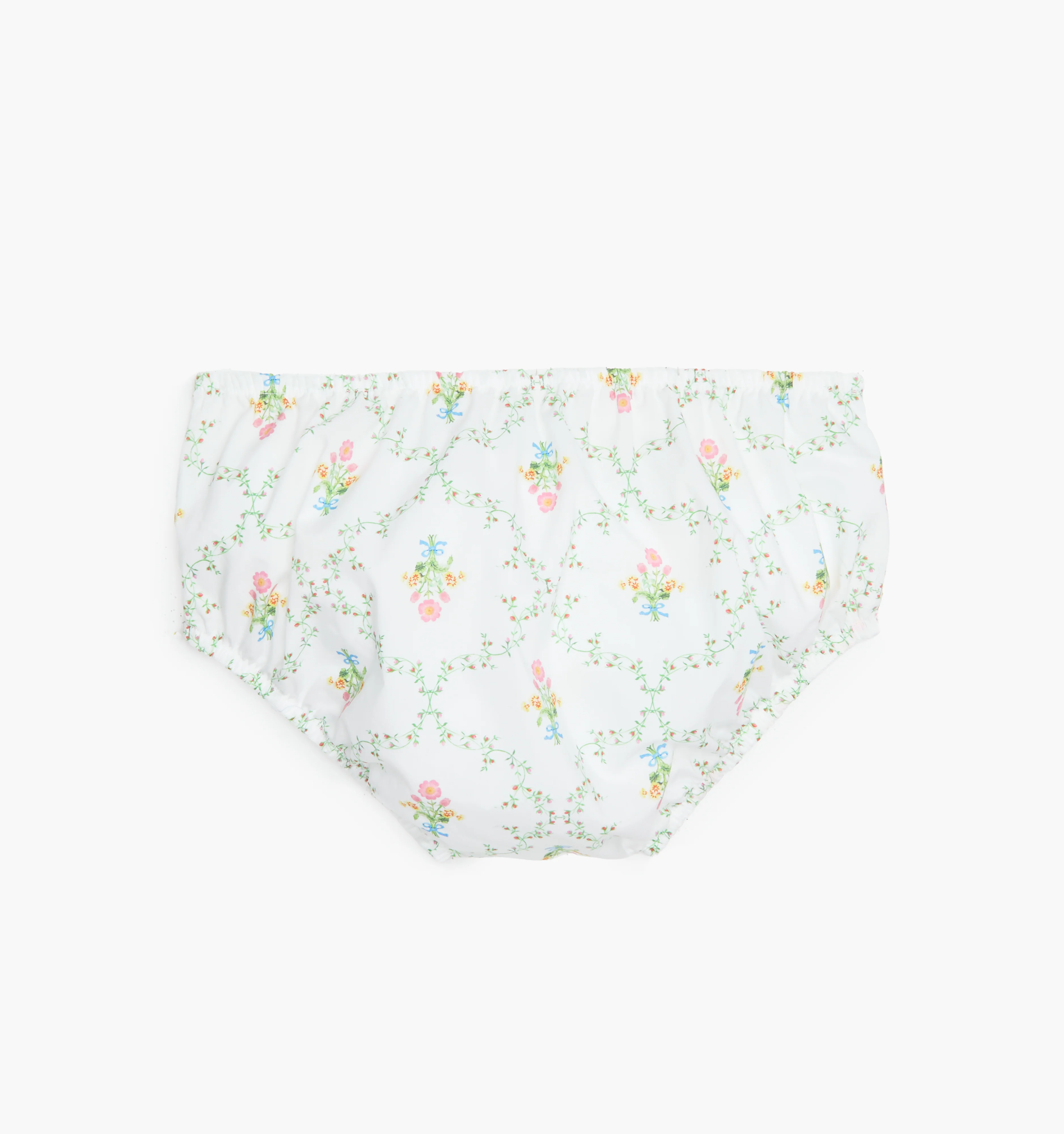 The Baby Ellie Nap Dress - Pastel Trellis - Image 5