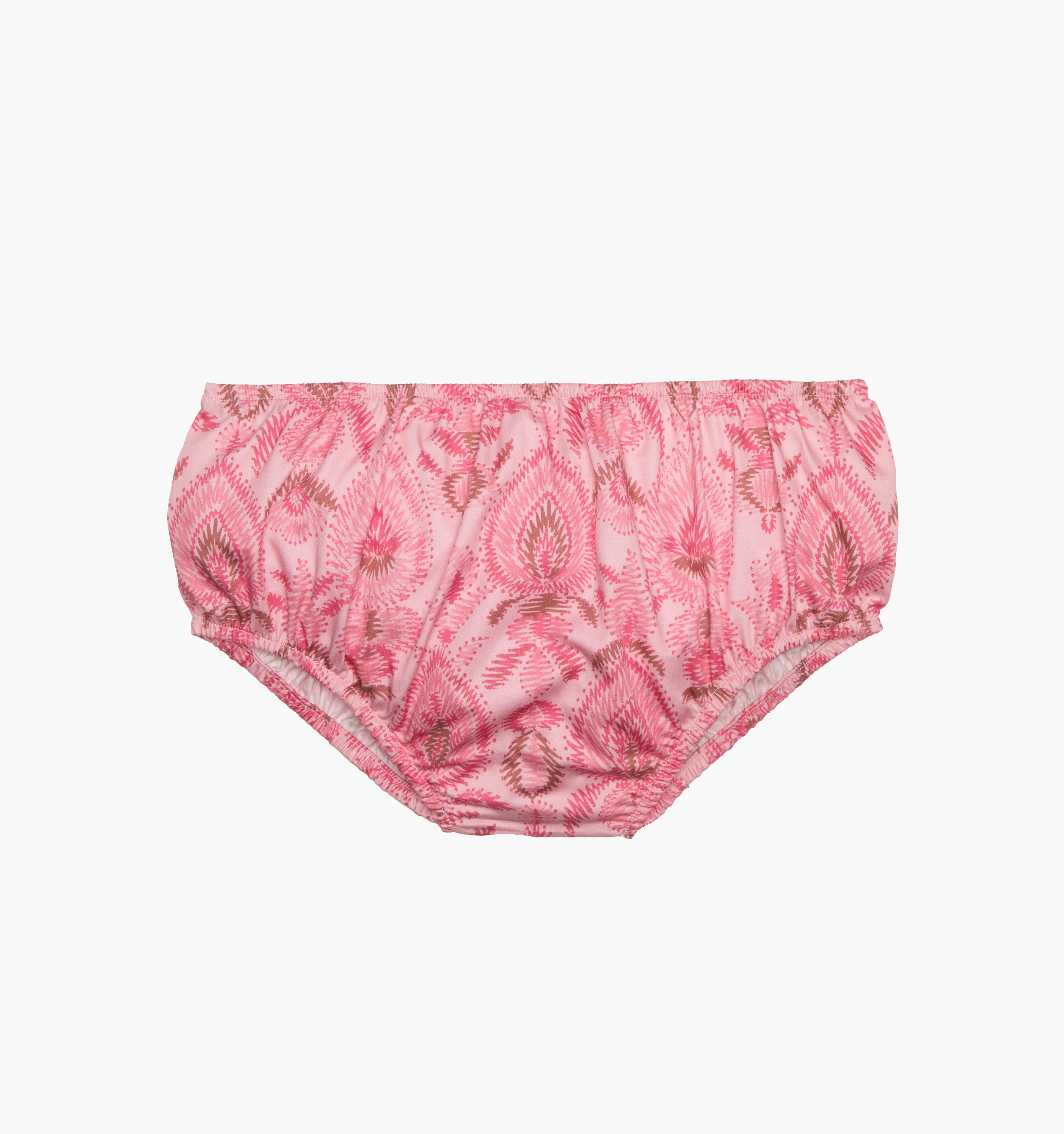 The Baby Ellie Nap Dress - Pink Palm Ikat - Image 4