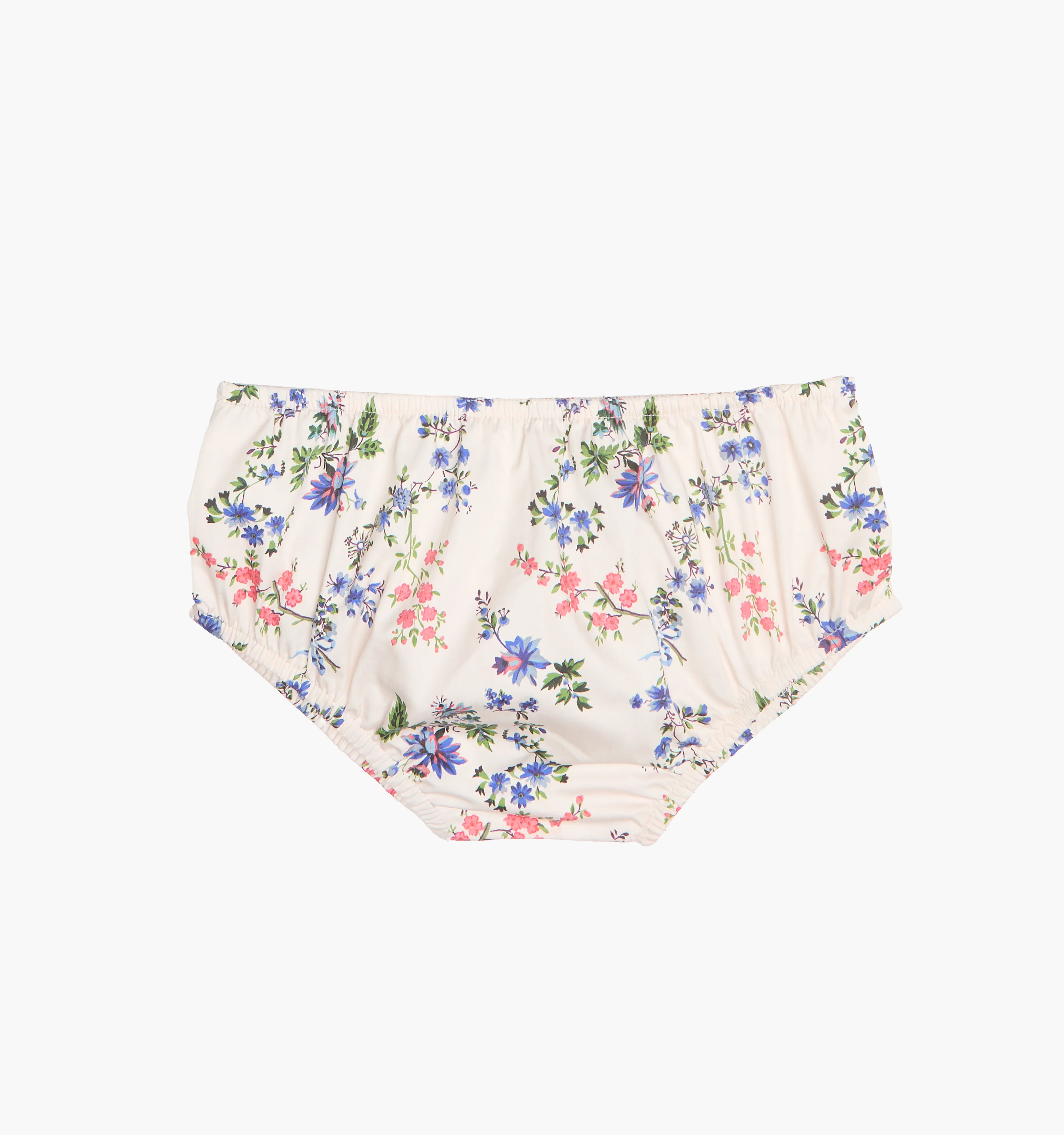 The Baby Ellie Nap Dress - Pink Scallop Bow Chintz - Image 4