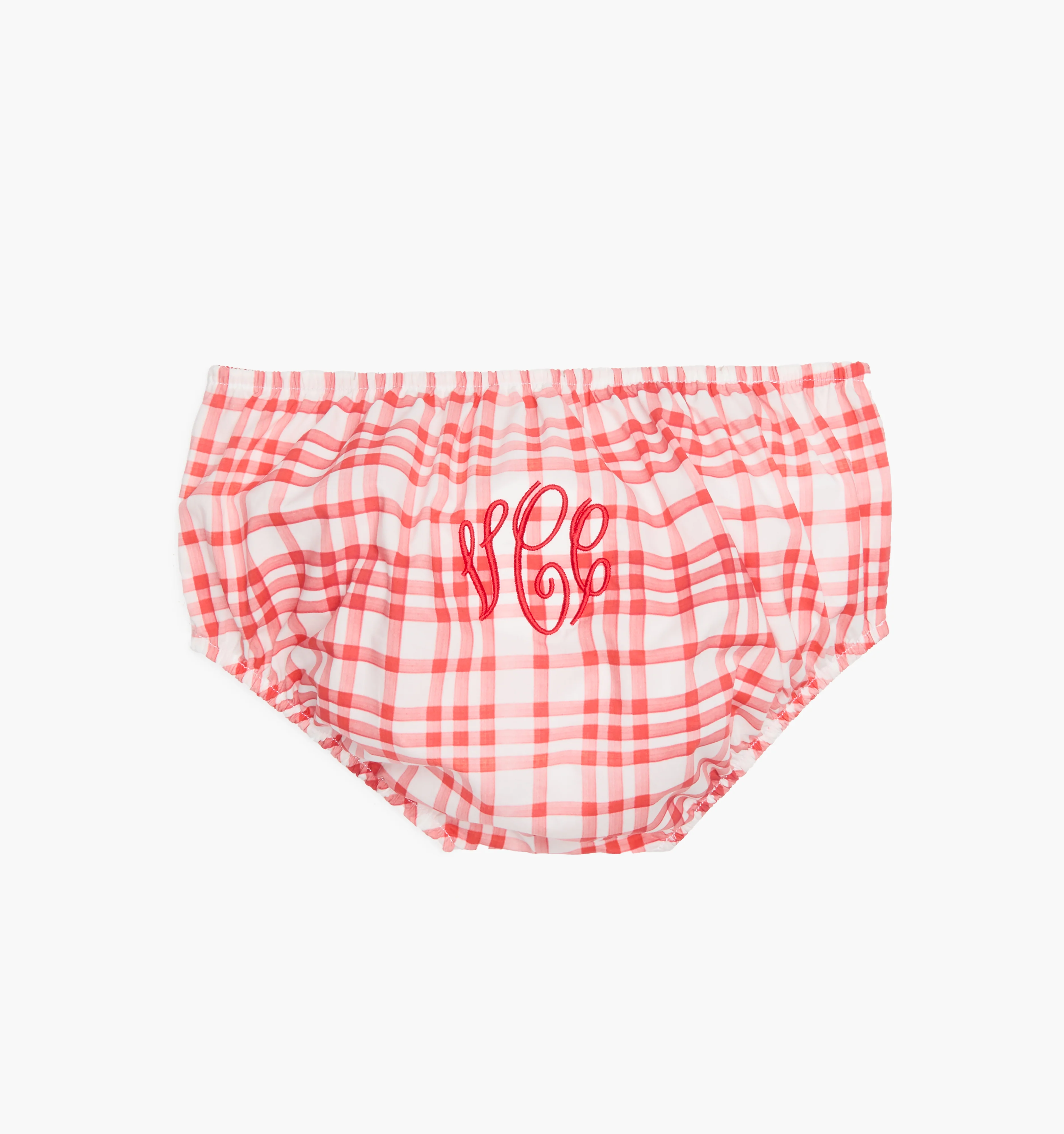 The Baby Ellie Nap Dress - Cherry Watercolor Gingham - Image 2