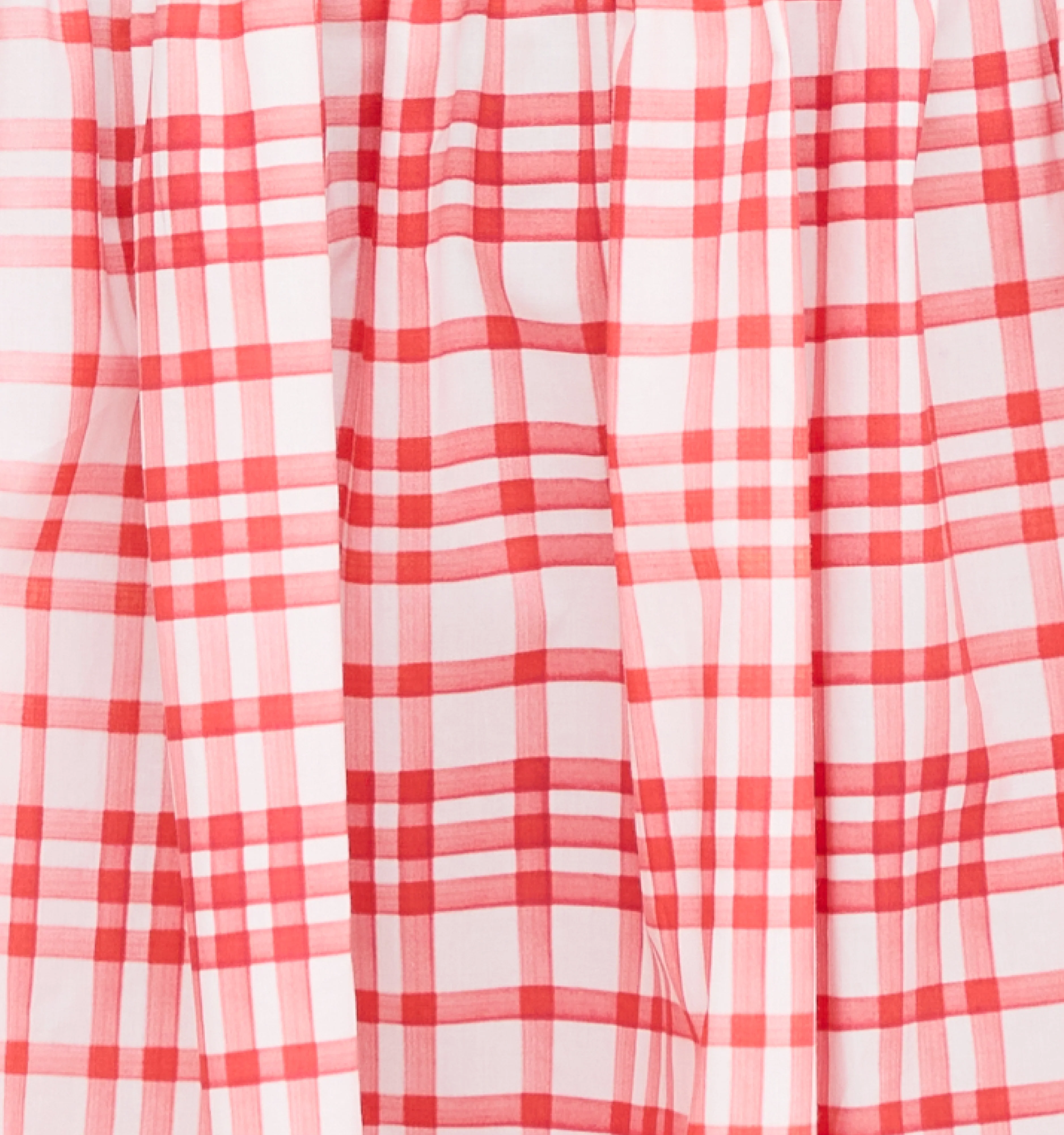 The Baby Ellie Nap Dress - Cherry Watercolor Gingham - Image 3