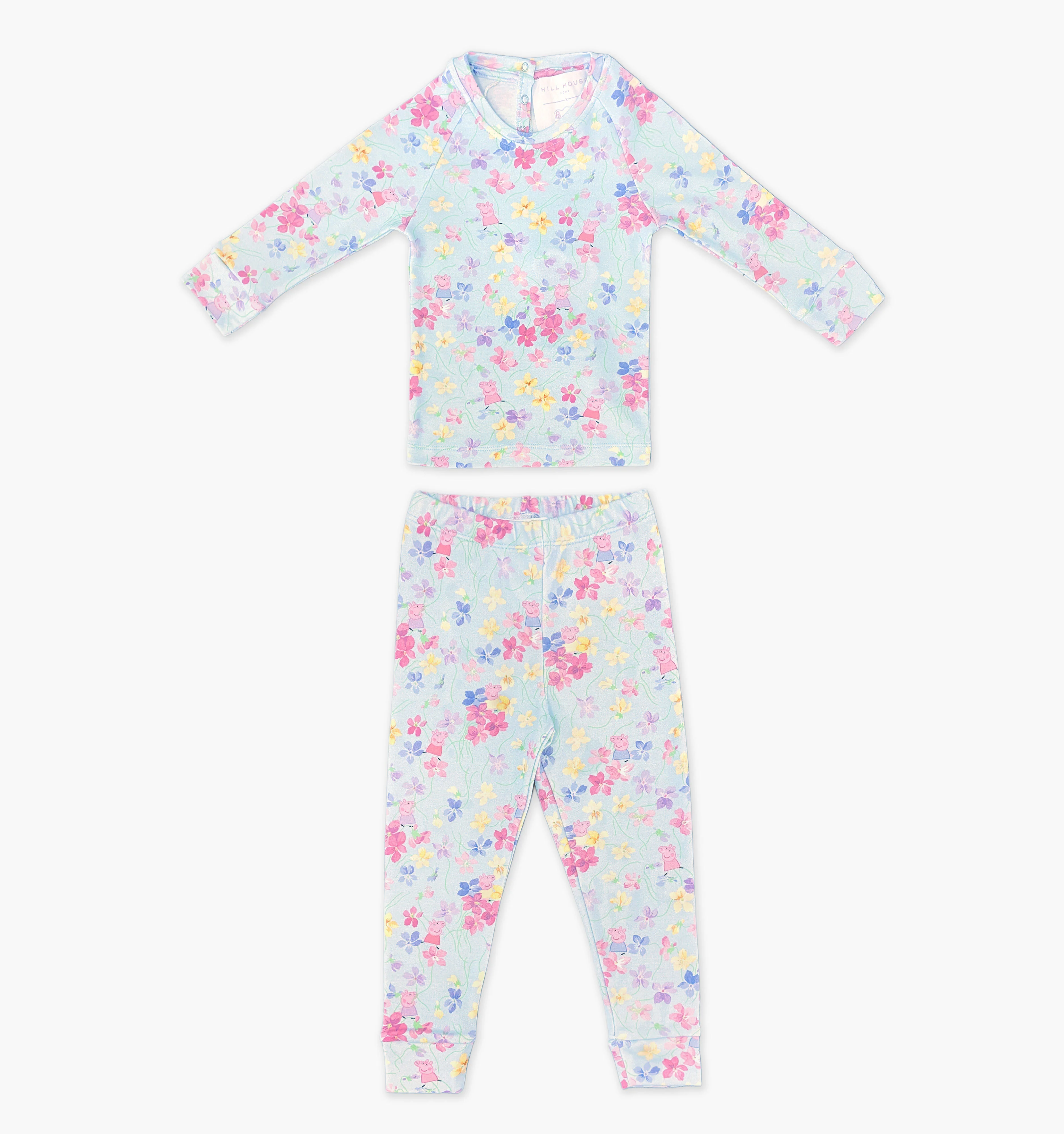 The Peppa Pig Baby PJ Set - Multi Floral - Image 2