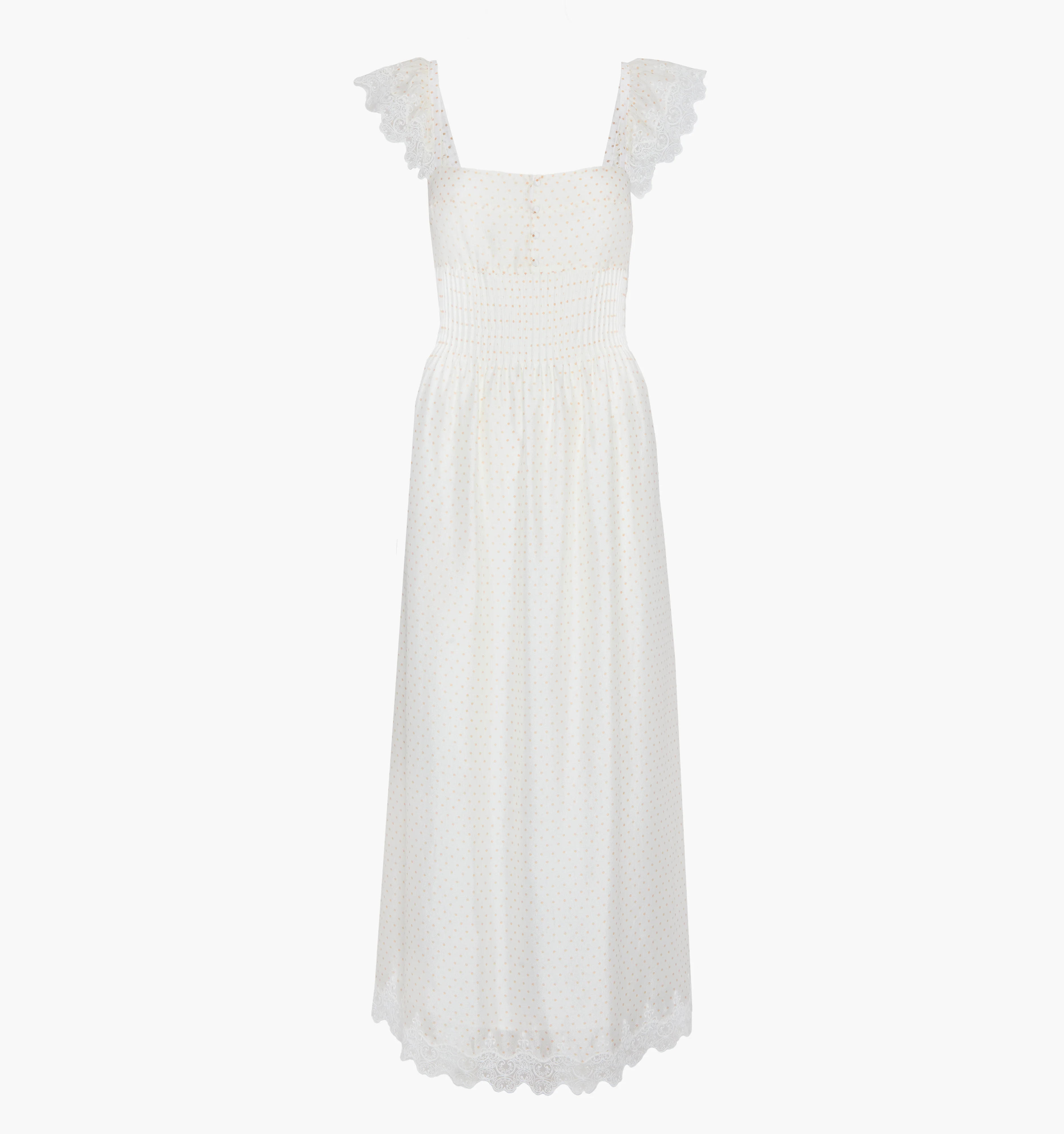 The Beckham Dress - Sand Dot - Image 5