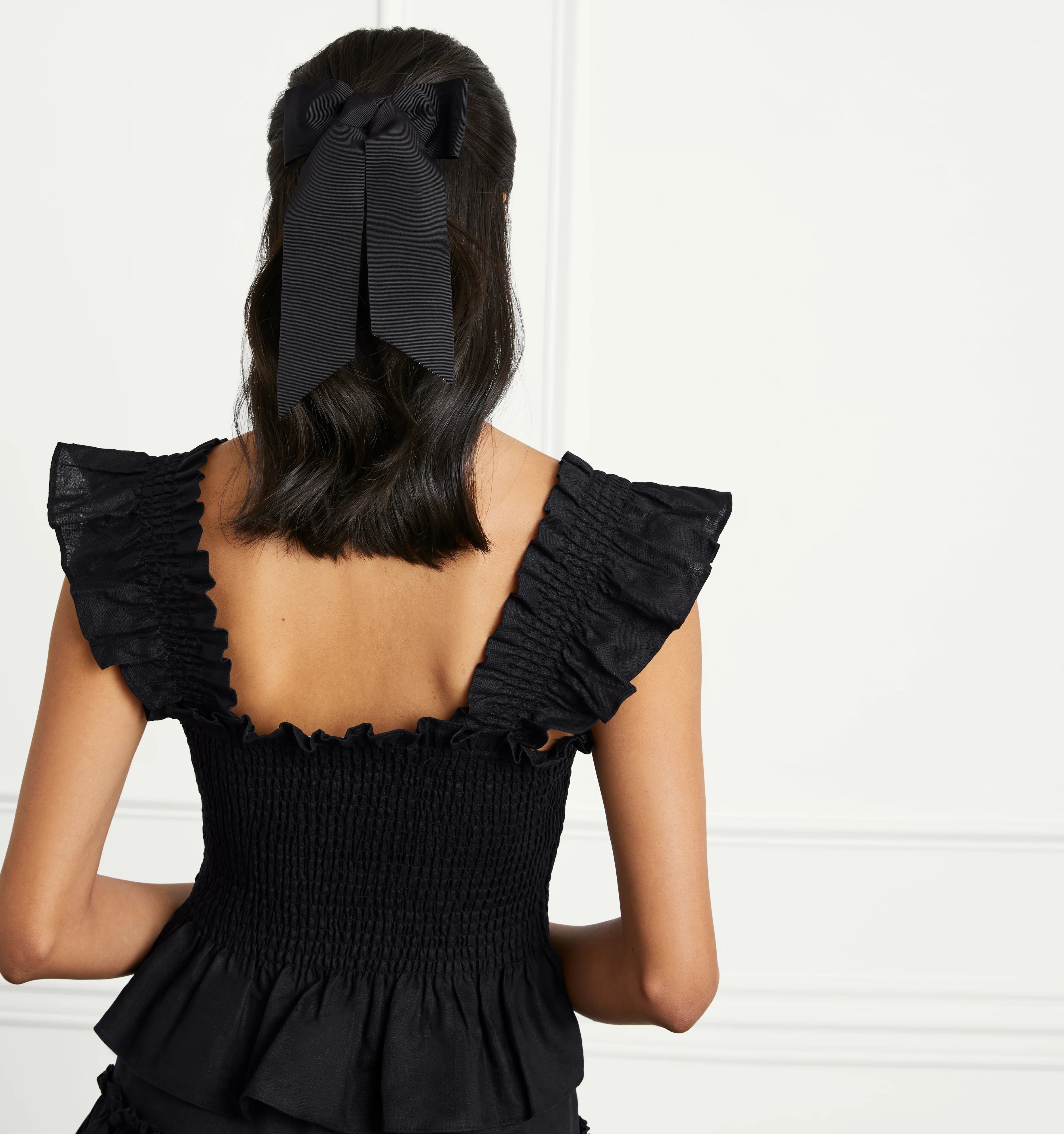 The Belle Bow - Black Grosgrain - Image 3