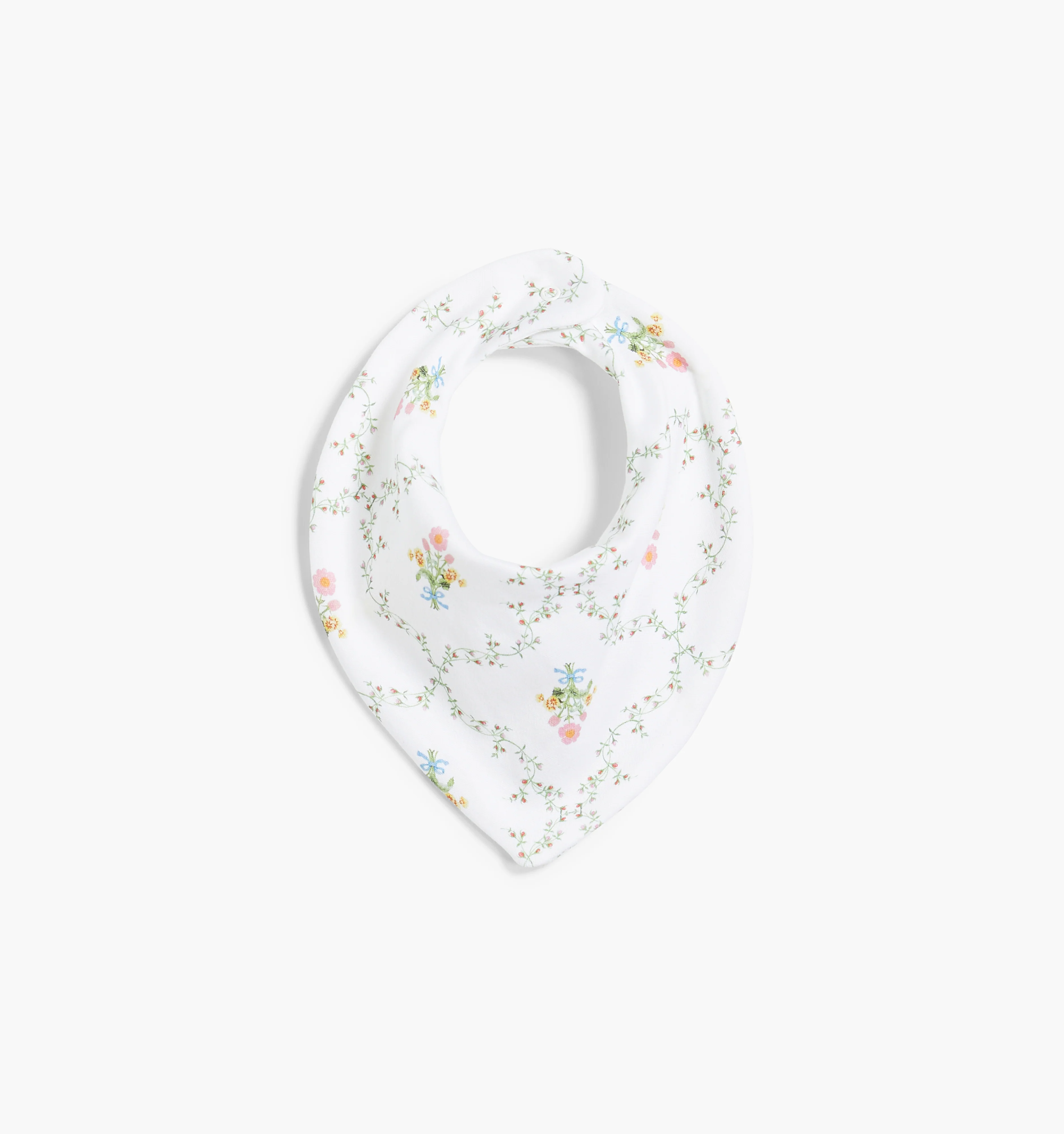 The Bandana Bib - Pastel Trellis - Image 2
