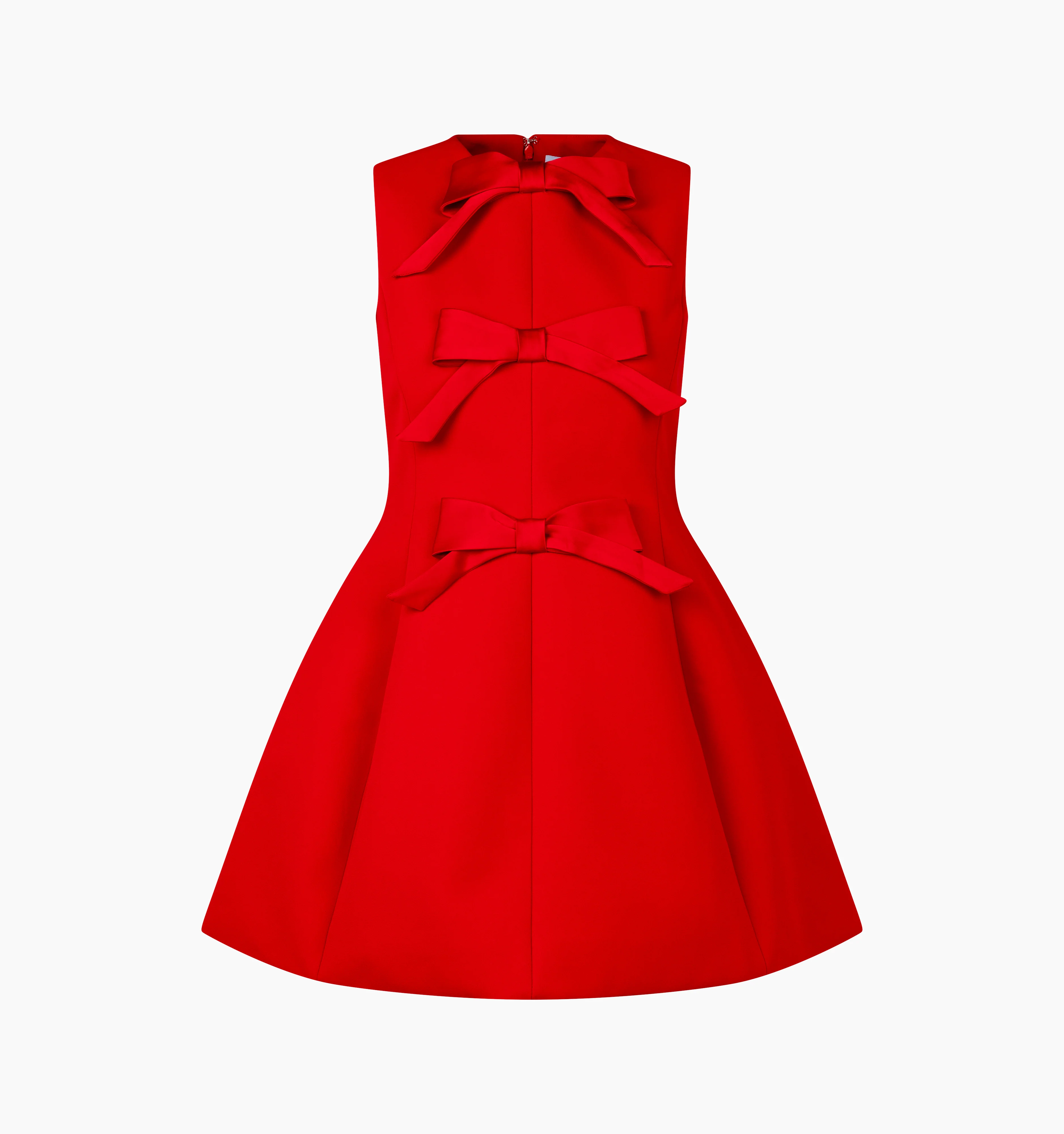 The Blythe Bow Dress - Red with Red Bows - Image 5