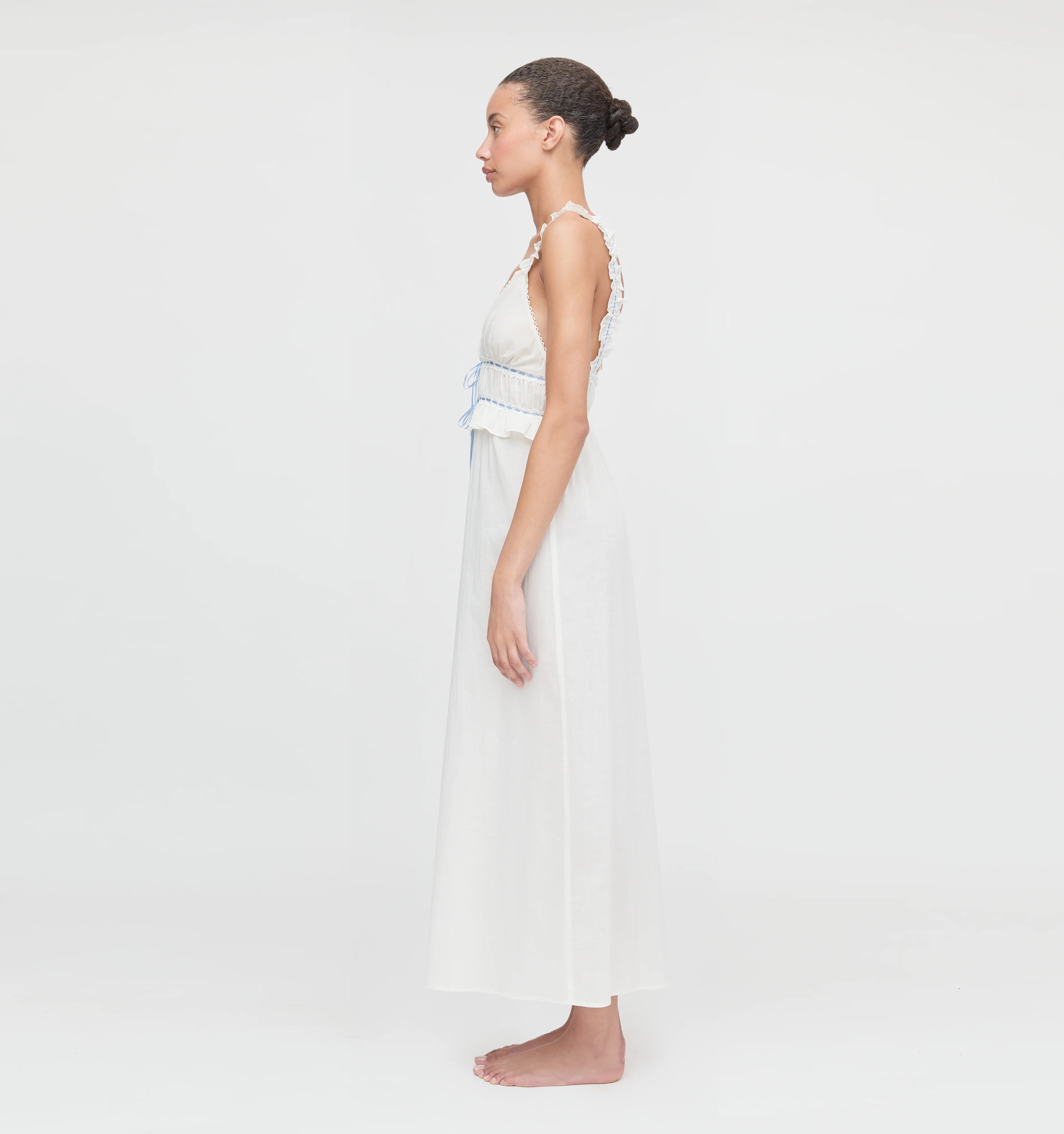 The Bonnie Nightgown - Soft Ivory - Image 3