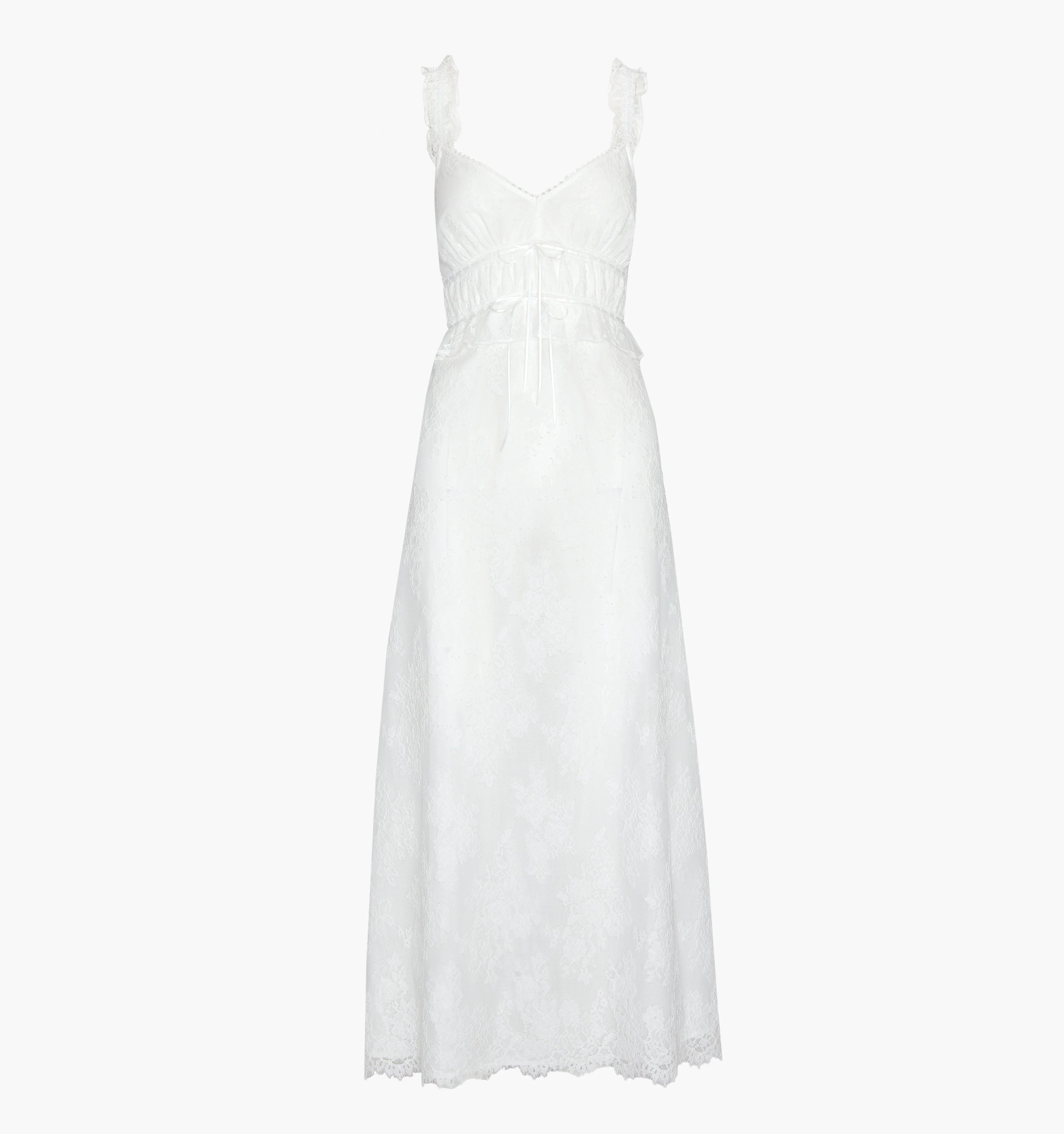 The Bonnie Nightgown - White Magnolia Lace - Image 5