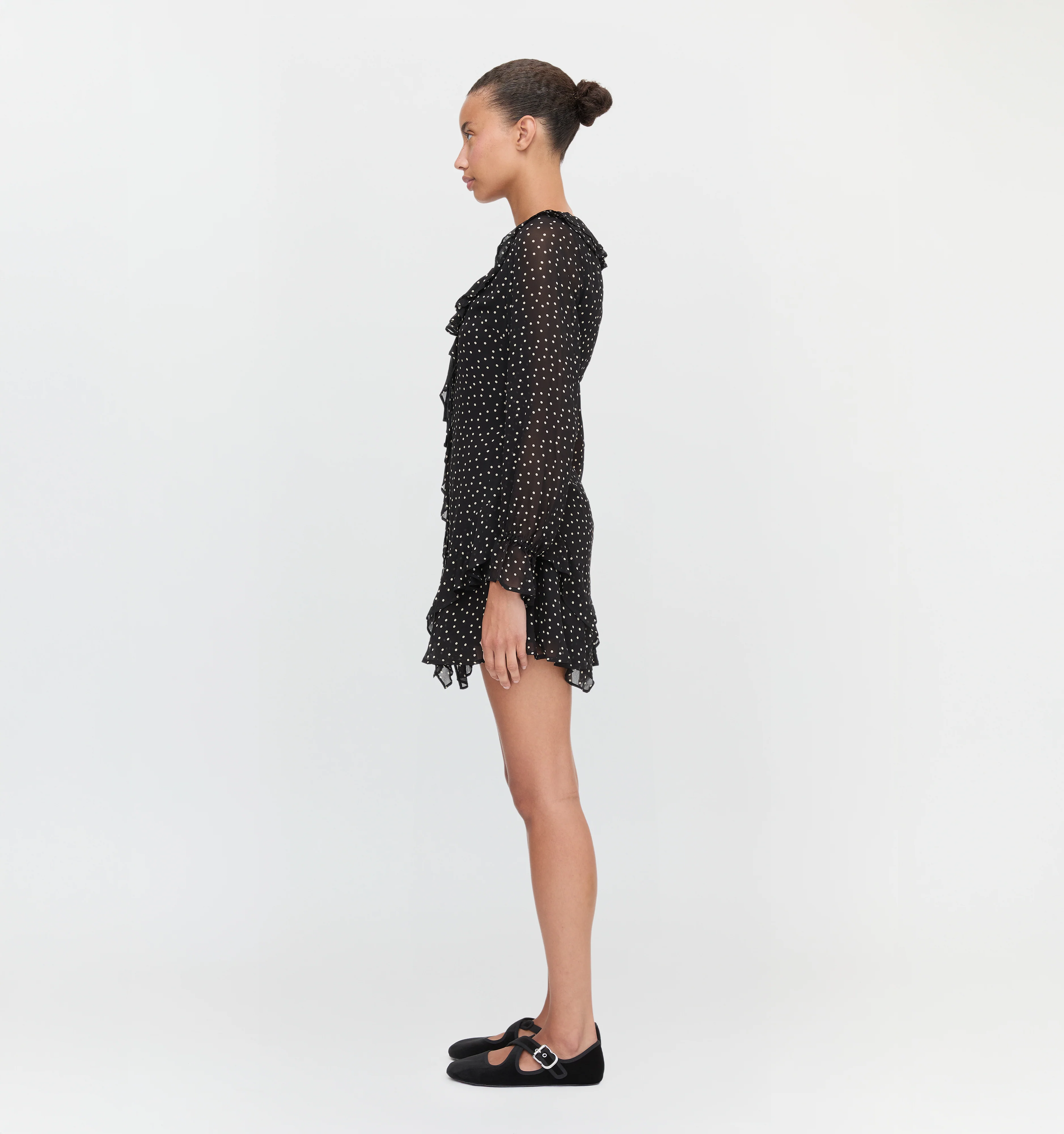 The Bridget Dress - Black Polka Dot - Image 5