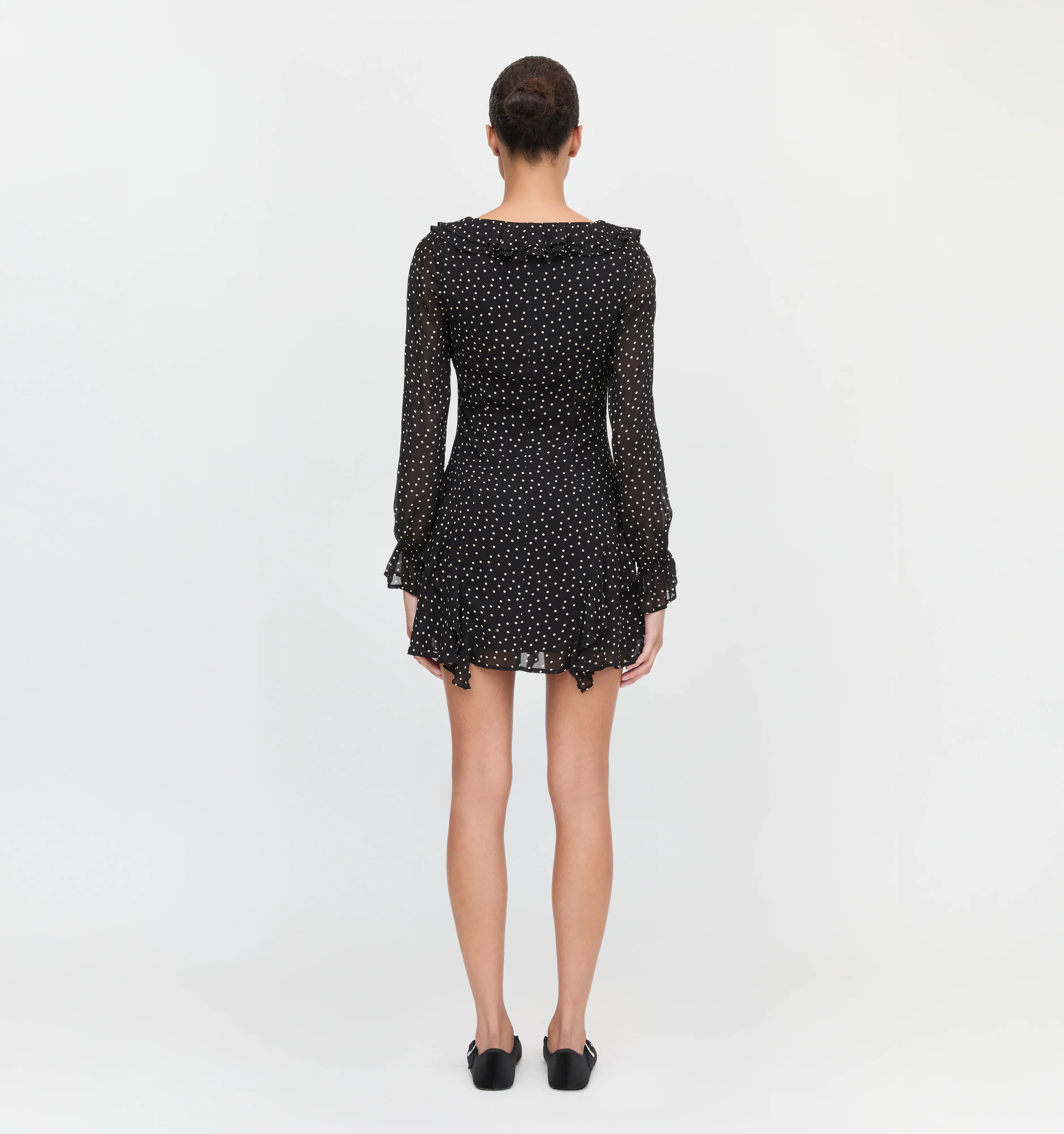 The Bridget Dress - Black Polka Dot - Image 6
