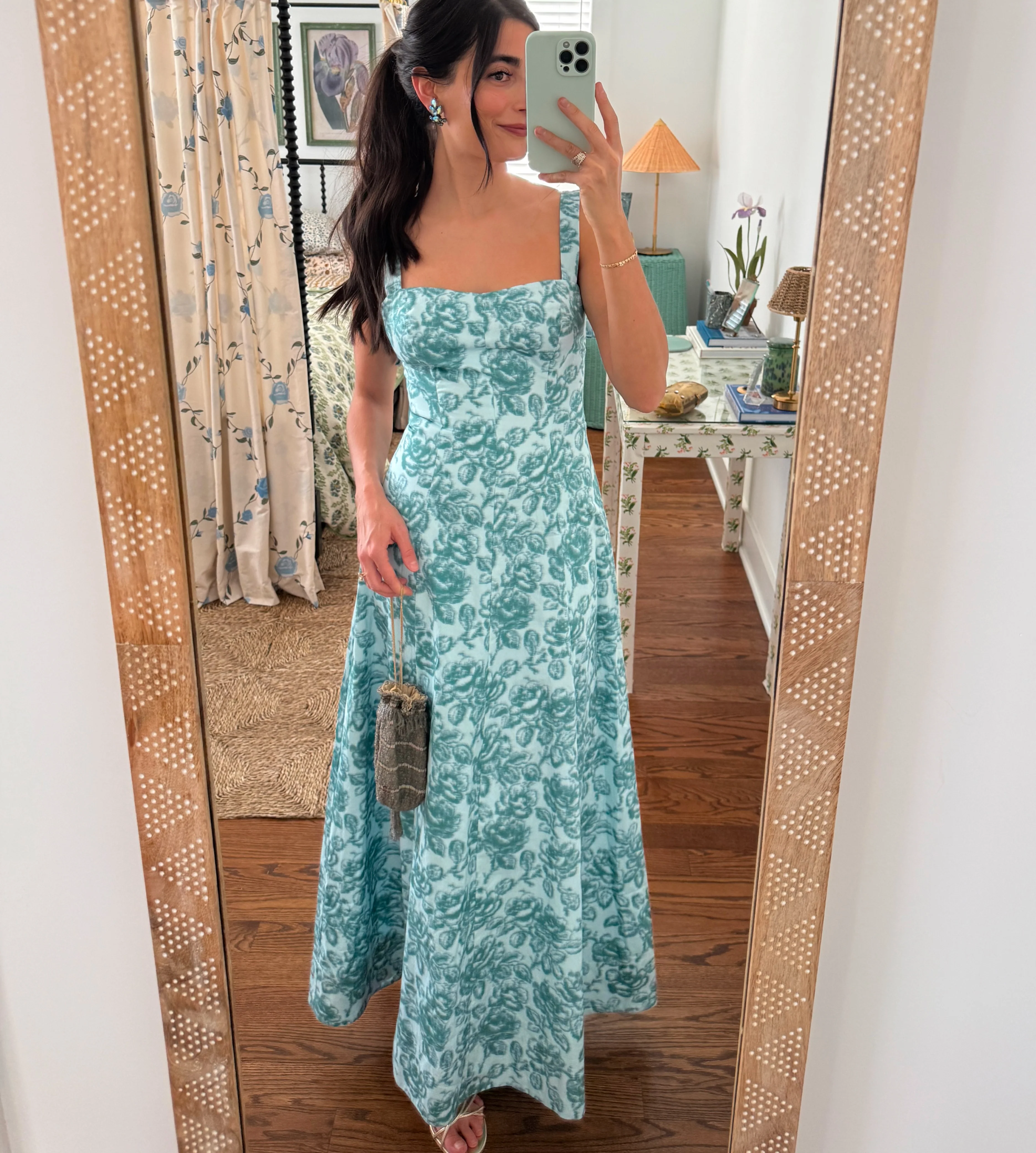 The Briony Dress - Ikat Garden Rose - Image 2