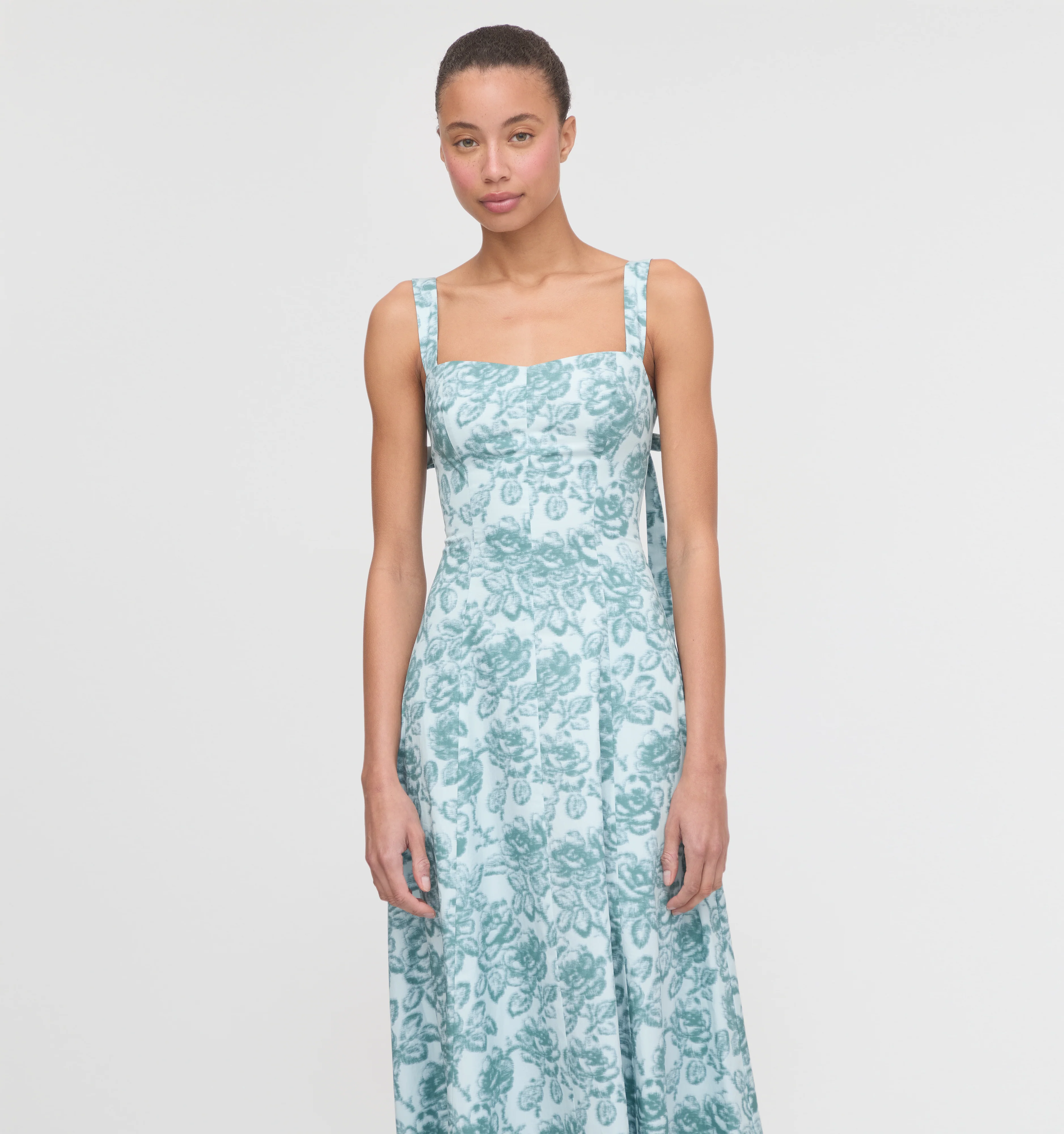 The Briony Dress - Ikat Garden Rose - Image 3