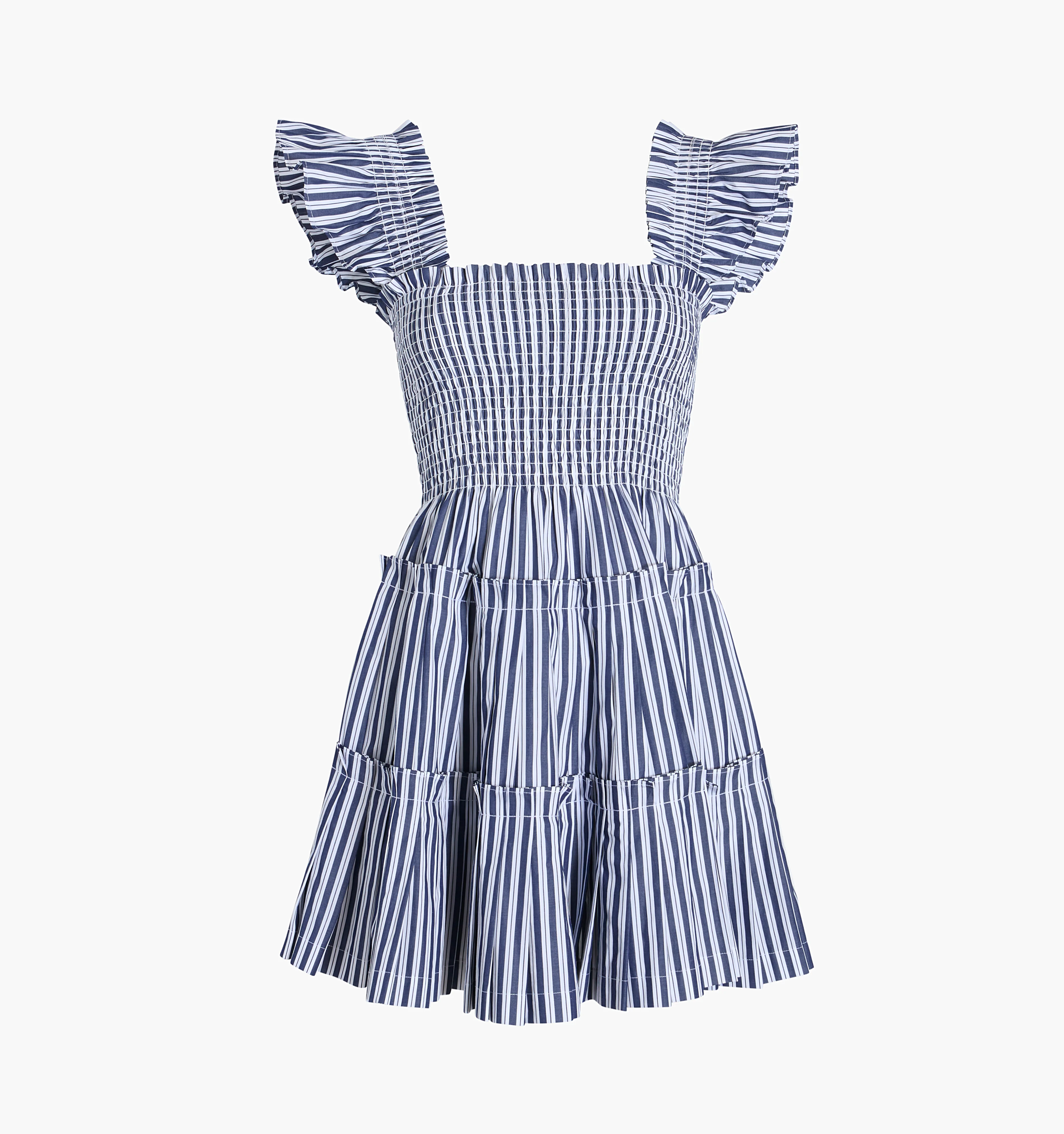 The Charlotte Nap Dress - Navy Stripe - Image 4