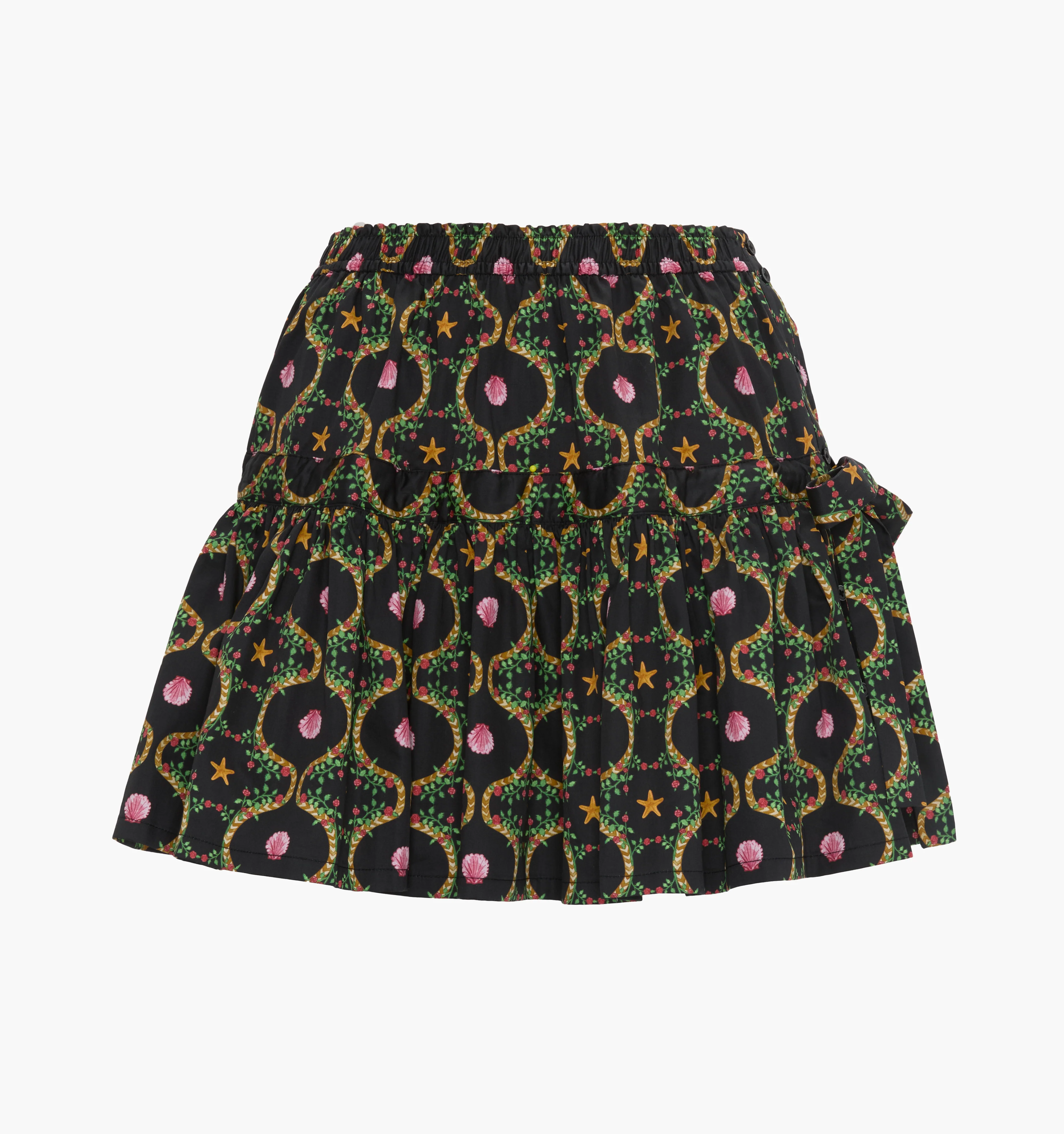 The Chelsea Skirt - Black Cisco Trellis - Image 5