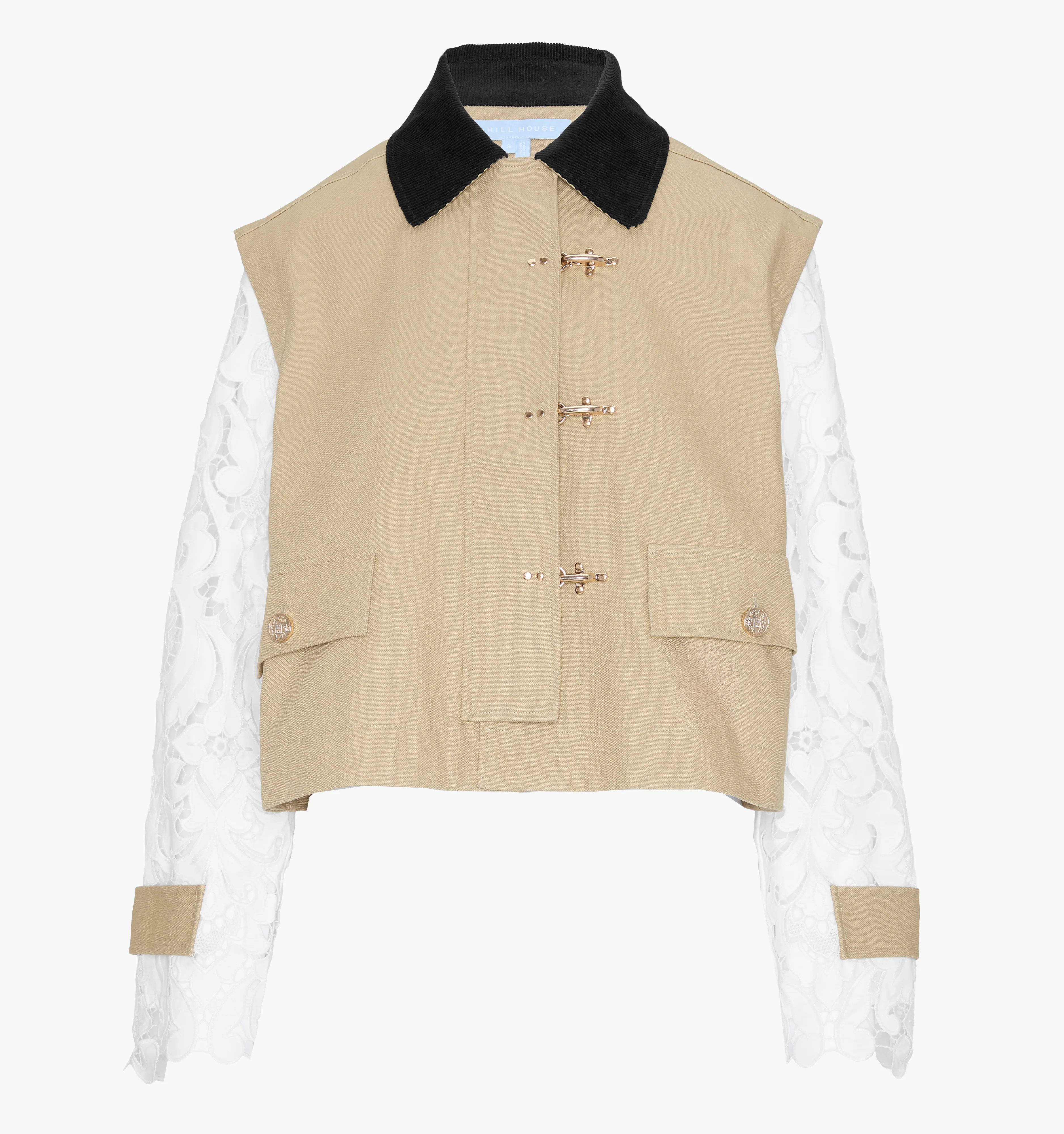 The Clarisse Jacket - Khaki Canvas - Image 7