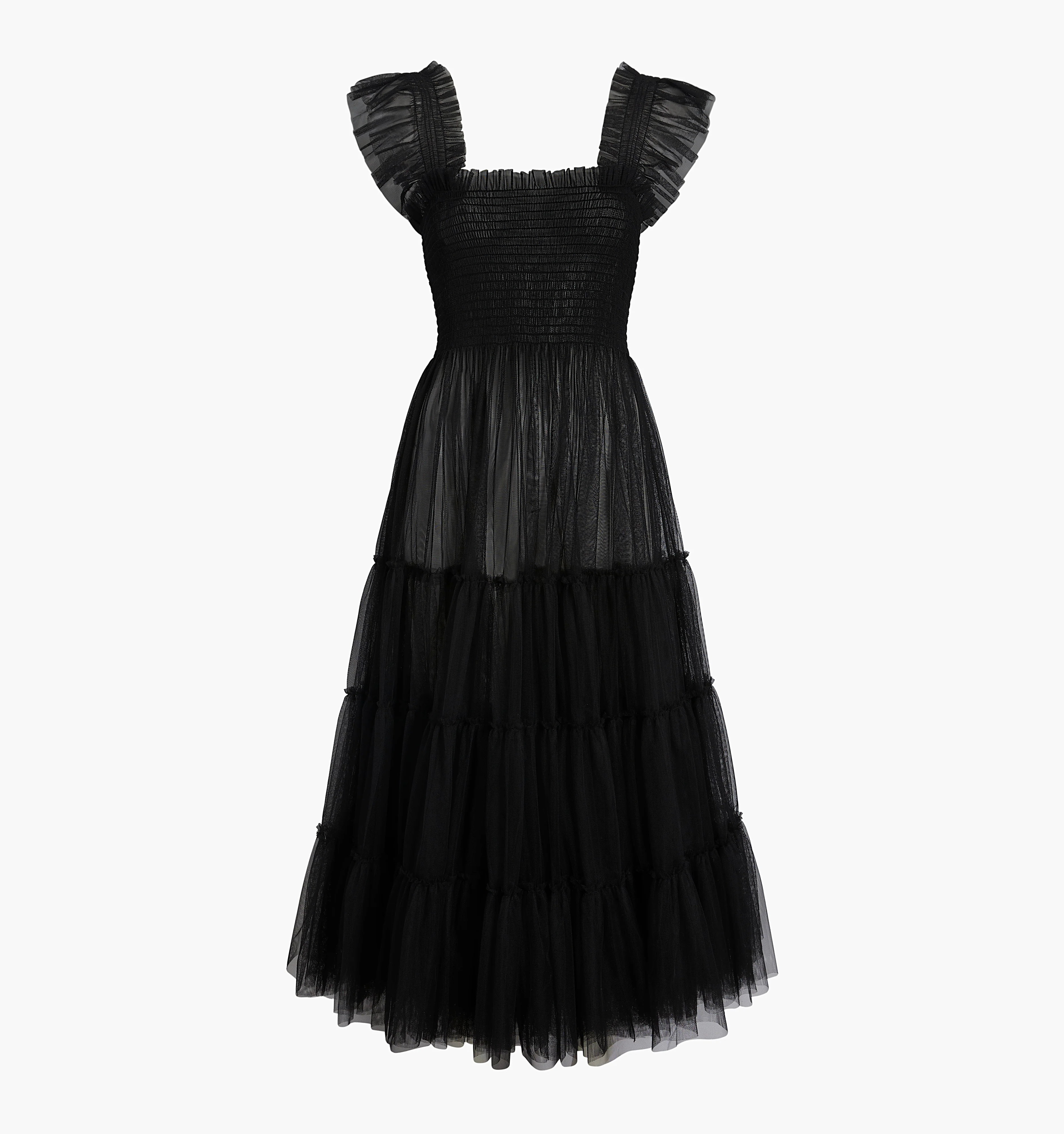 The Tulle Ellie Nap Dress - Black Tulle - Image 5