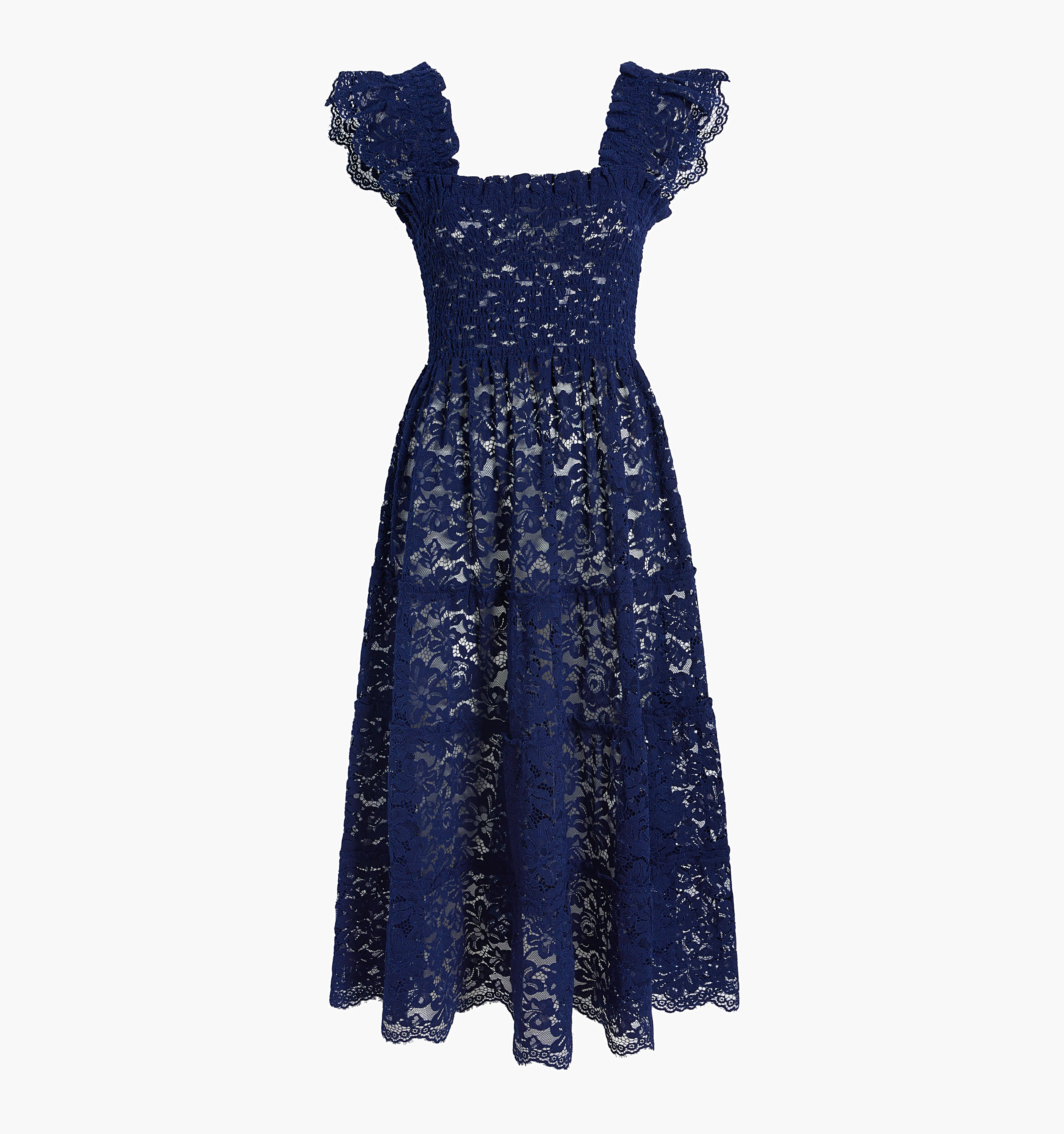 The Lace Ellie Nap Dress - Navy Lace - Image 6