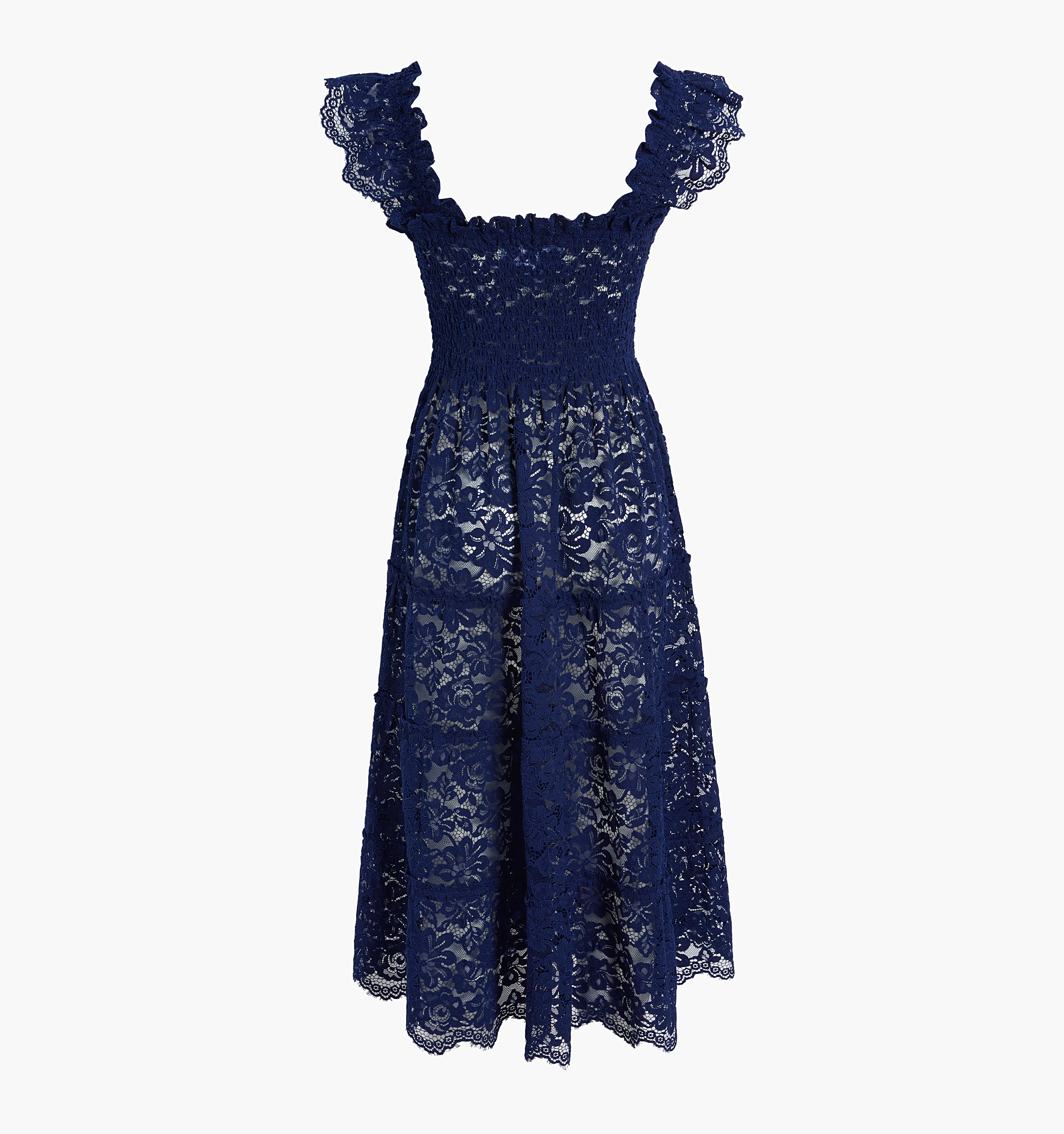 The Lace Ellie Nap Dress - Navy Lace - Image 7