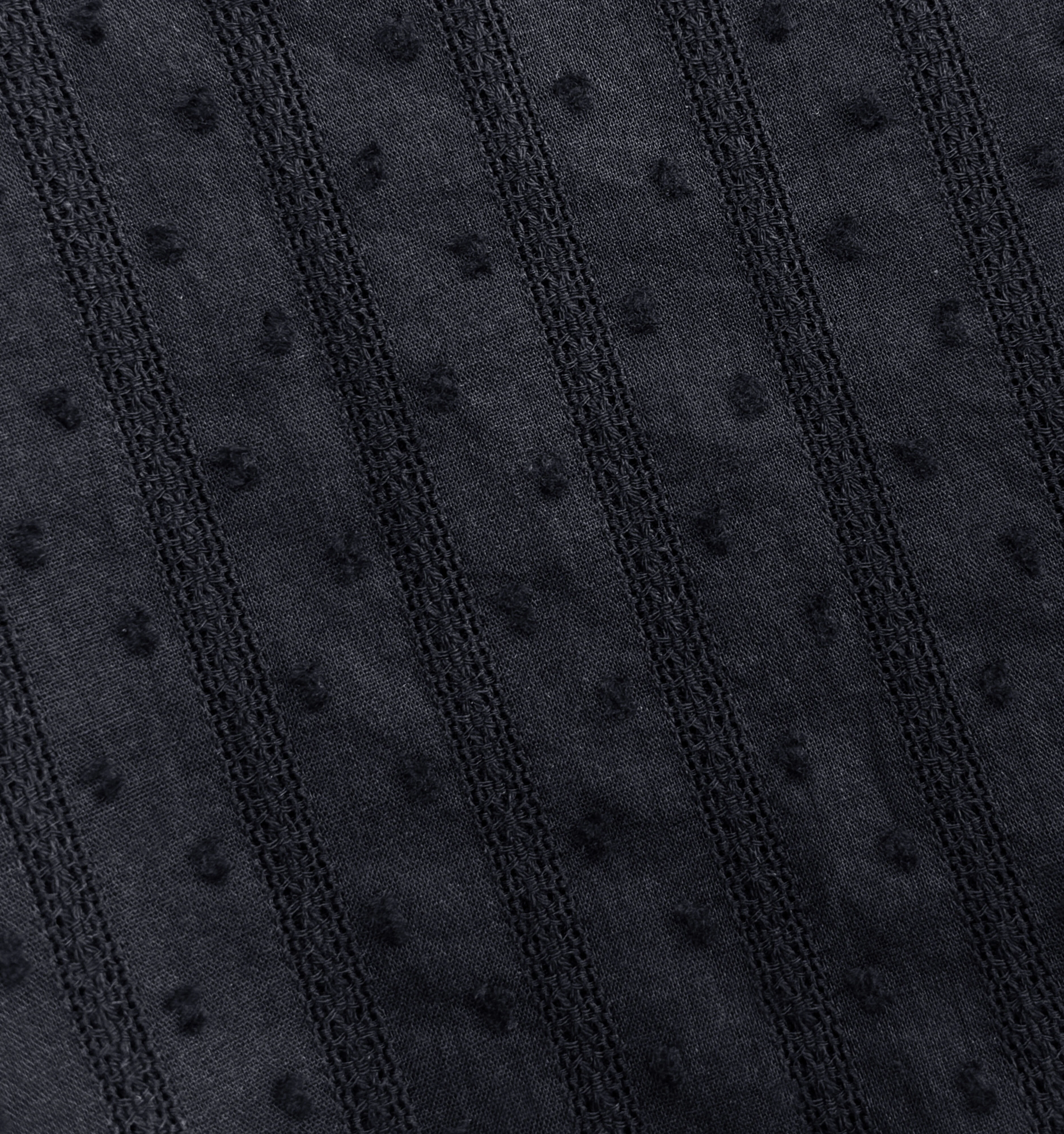 The Corinne Nap Dress - Black Linear Swiss Dot - Image 5