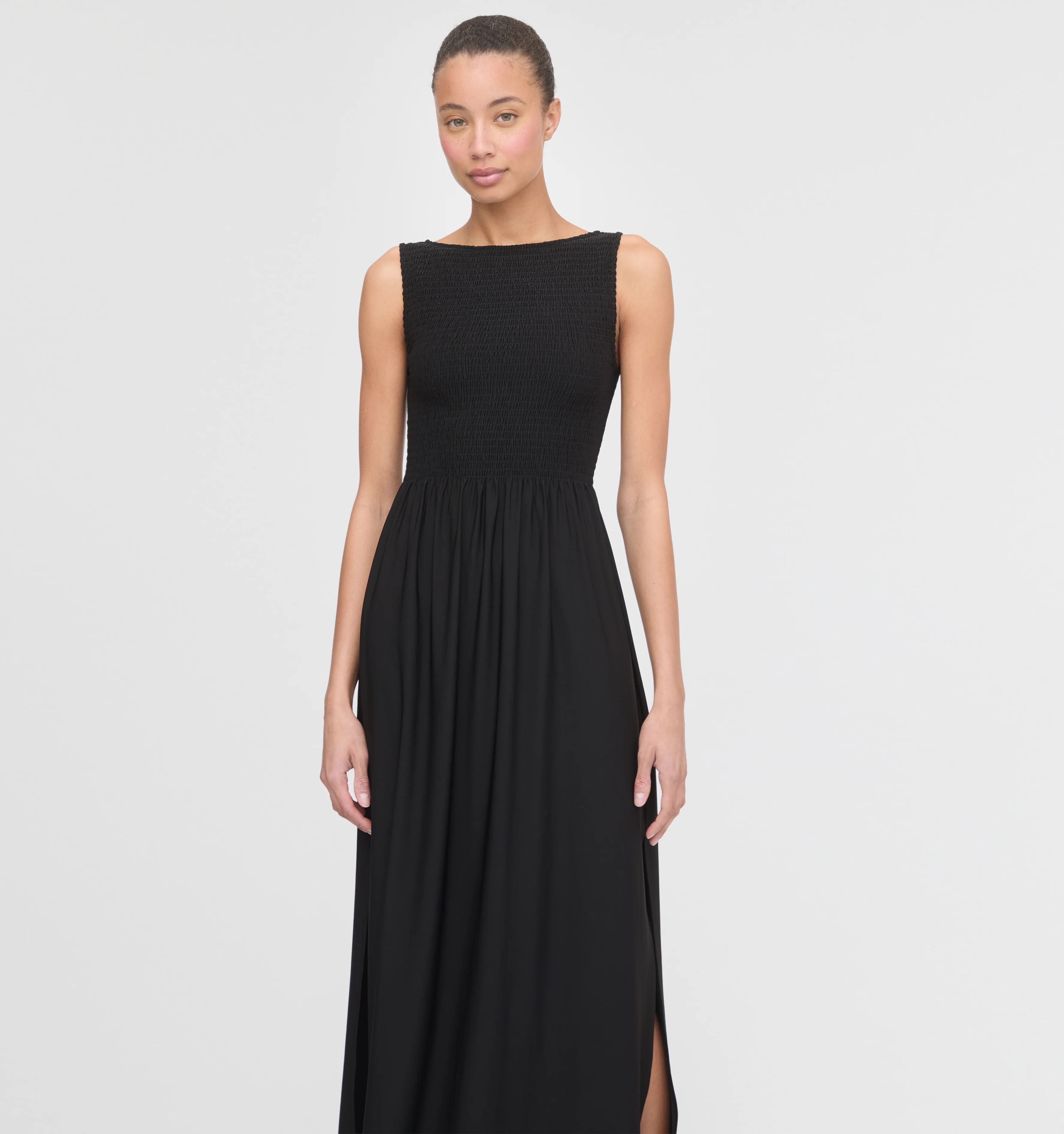 The Cosima Nap Dress - Black Jersey - Image 3