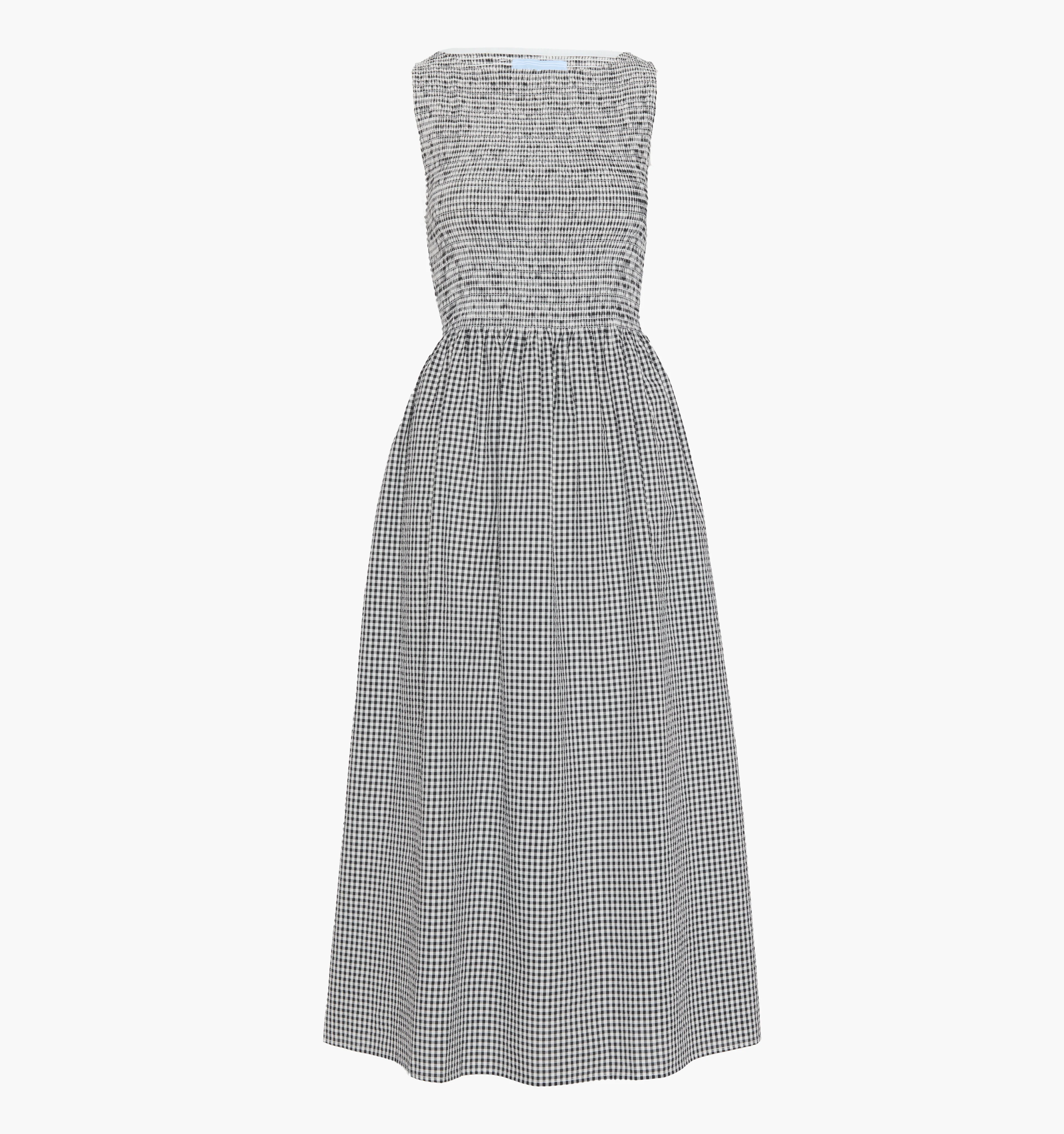 The Cosima Nap Dress - Black/Sand Gingham - Image 5