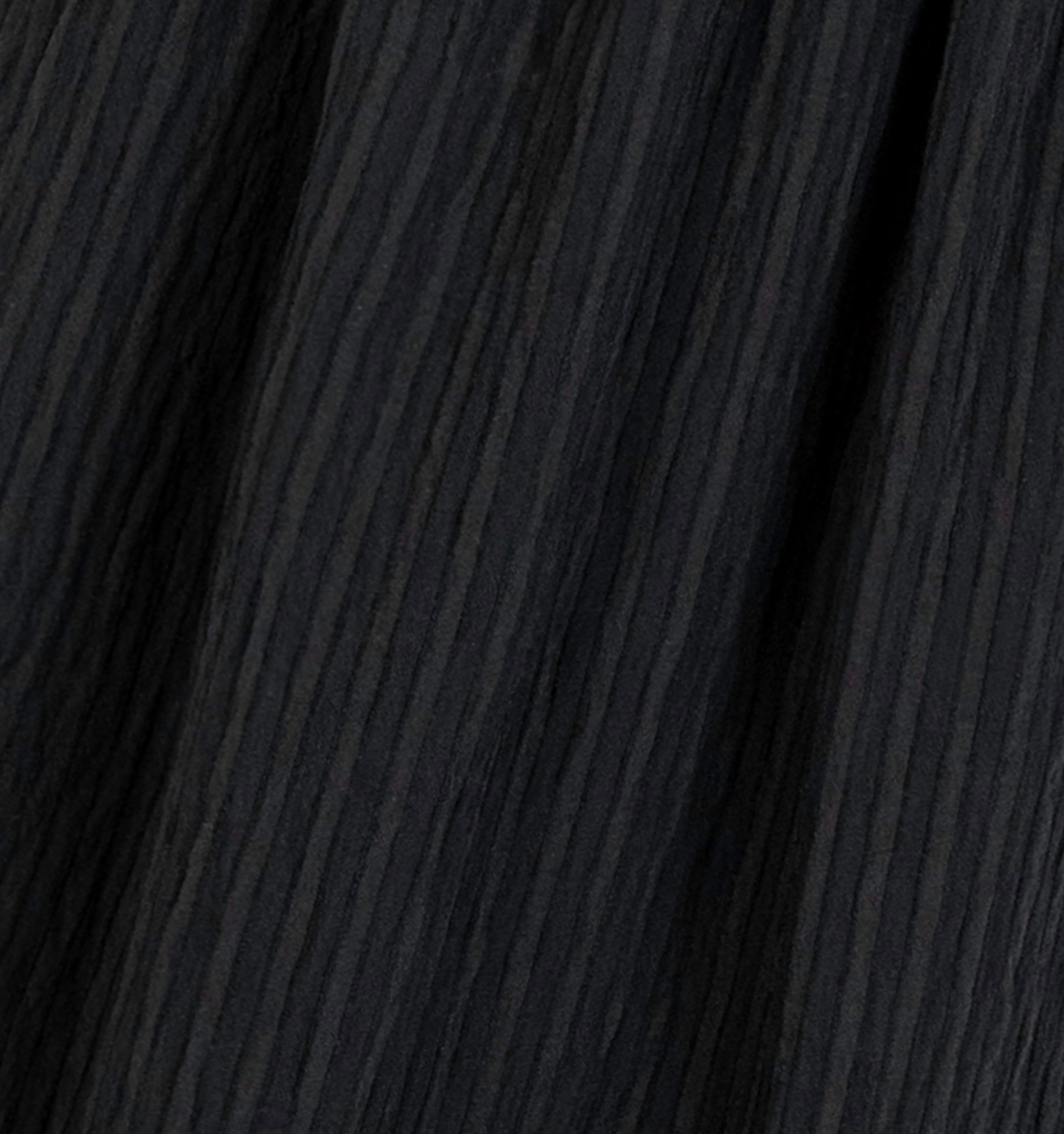 The Cosima Nap Dress - Black Tonal Seersucker - Image 5